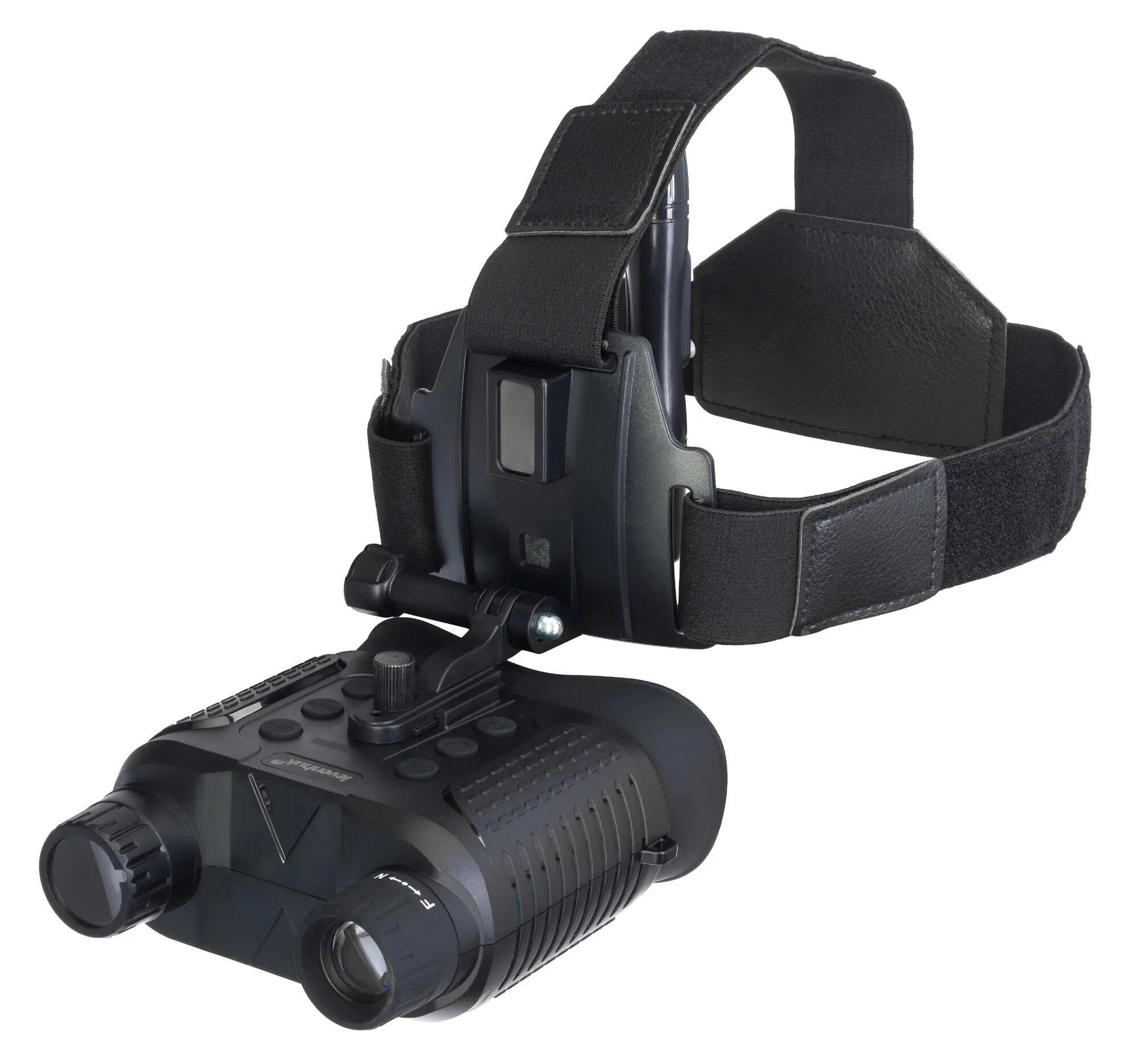 Jumelles numériques de vision nocturne sur casque 13X Levenhuk Halo 1/11