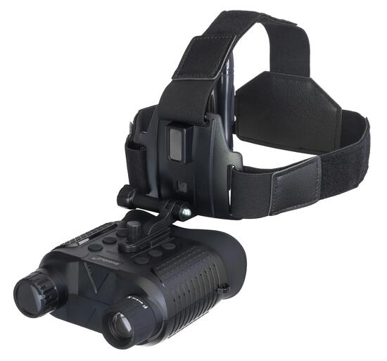 Jumelles numériques de vision nocturne sur casque 13X Levenhuk Halo
