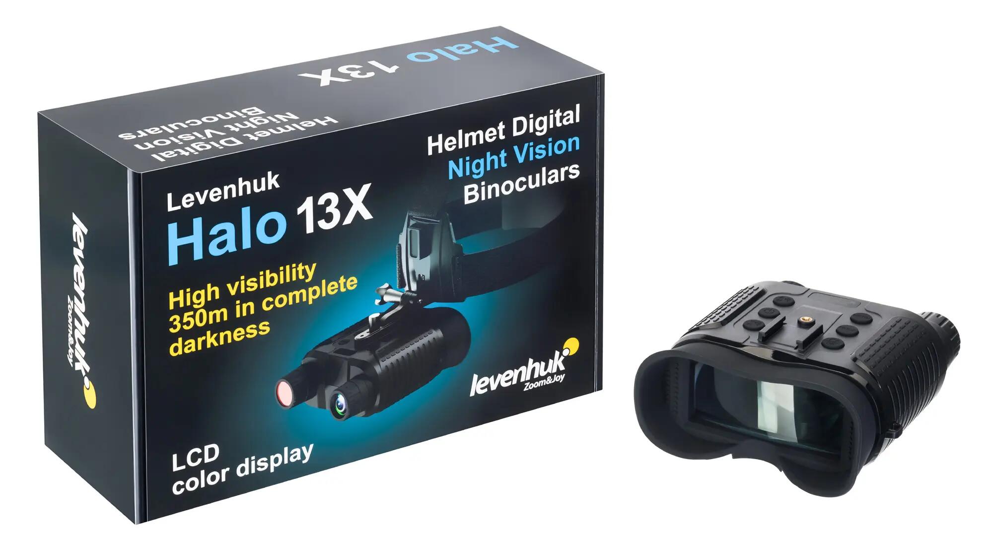 Jumelles numériques de vision nocturne sur casque 13X Levenhuk Halo 3/11