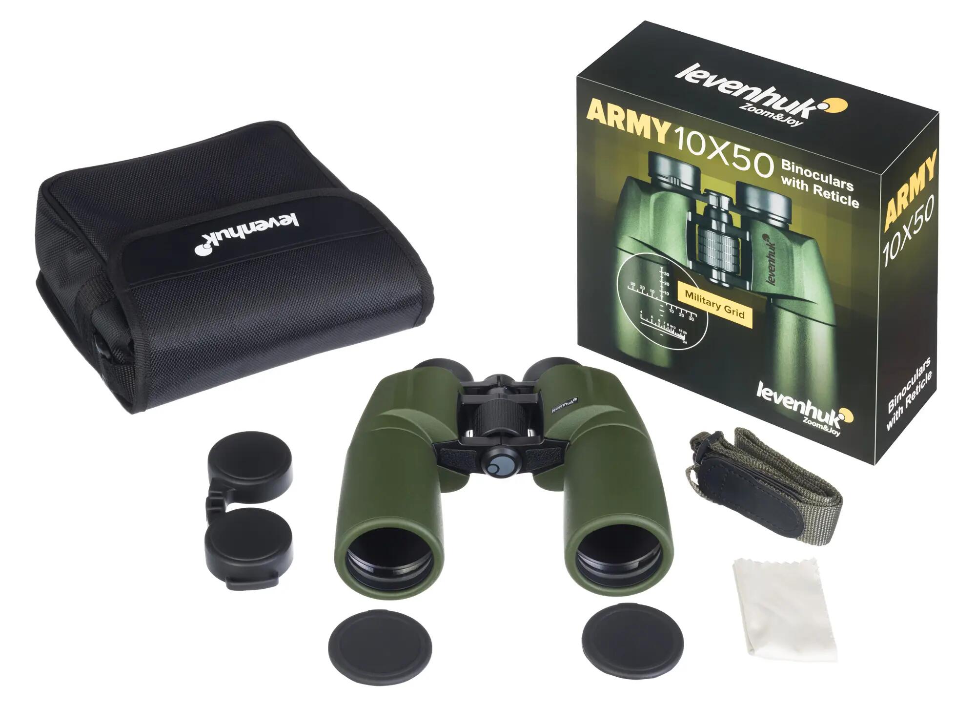 Jumelles 10 x 50 Levenhuk Army avec réticule 5/14