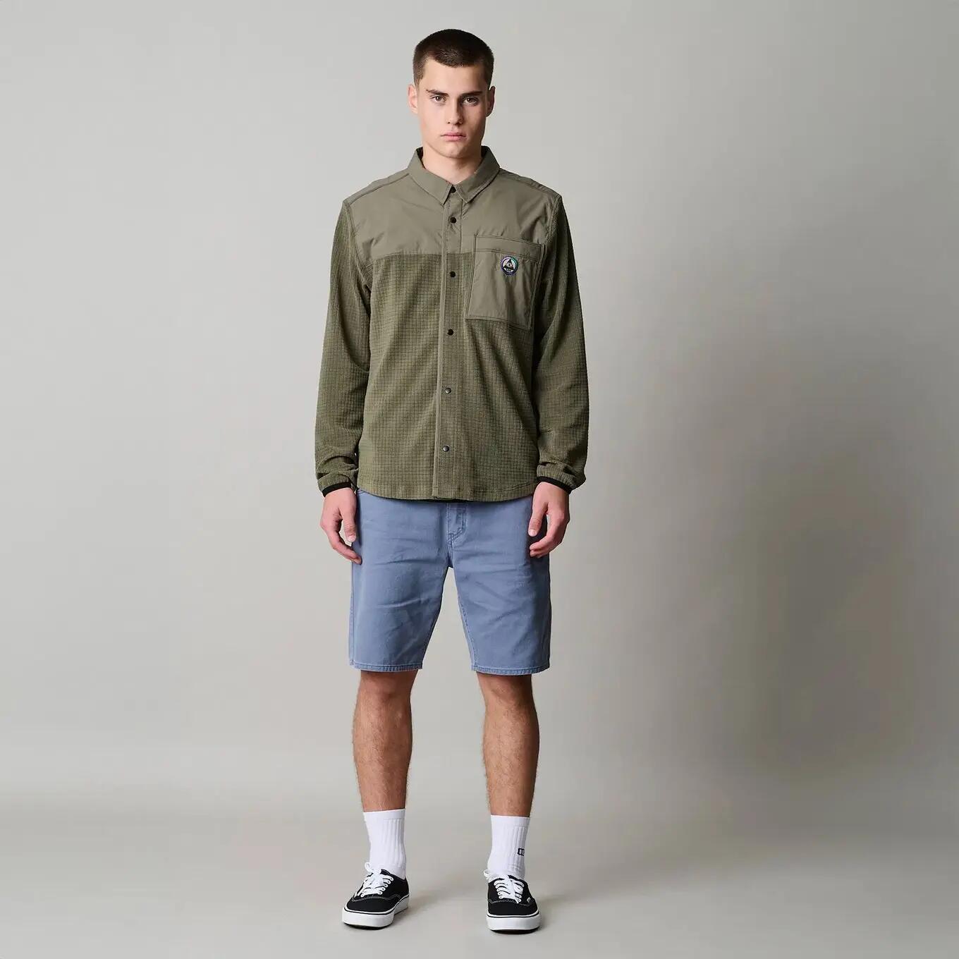 Ionic Fleec Jas Groen Unisex 3/7