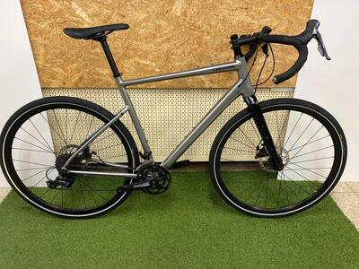 Second life - gereviseerd cannondale topstone 3, metal/grijs
