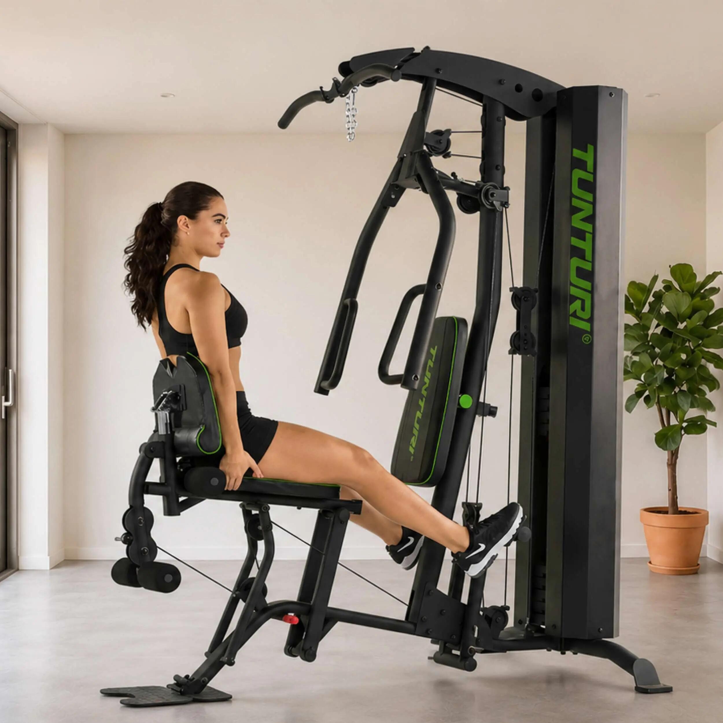 Station de musculation - Home Gym 7-70 kg avec Leg Press - HG60 3/8