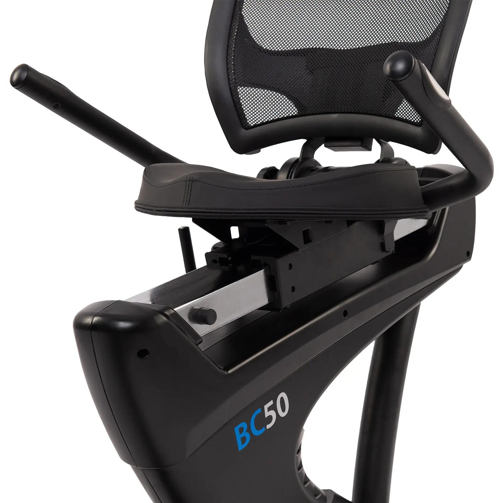 Ligfiets - Cardio - BC50 - Lage instap, Mesh-rugleuning 4/4