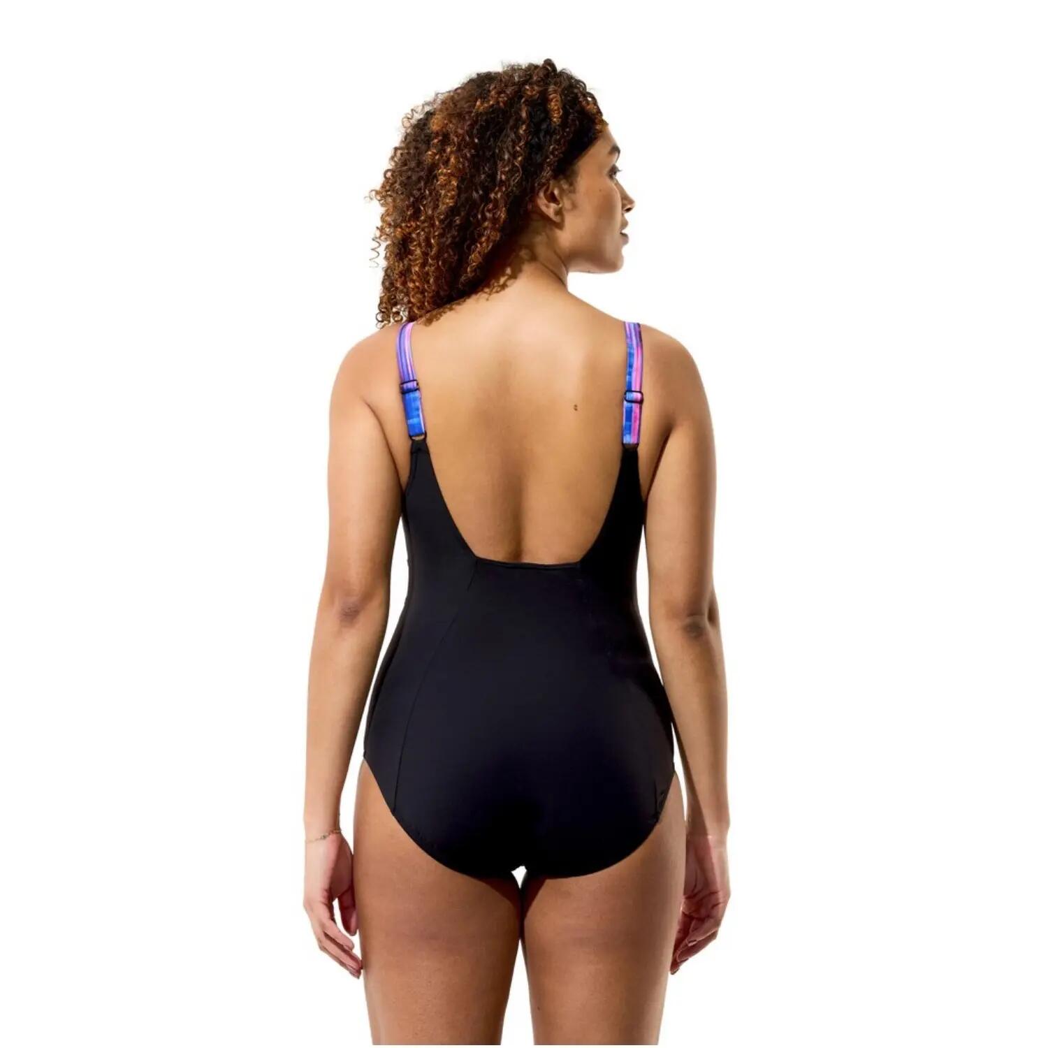 Maillot De Bain 1 Pièce CONTOUR ECLIPSE Femme (Noir) 3/7