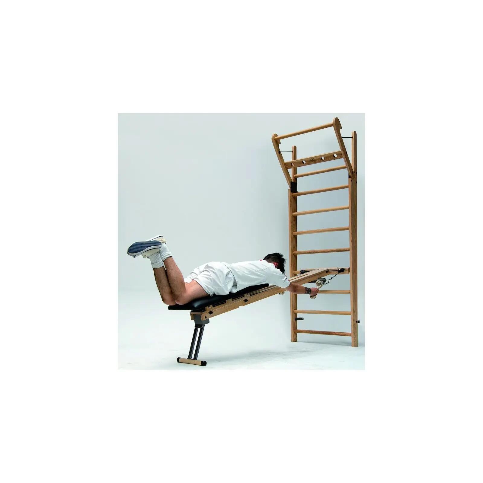 Banc de musculation - entraînement à domicile - combitrainer NOHRD - chêne 3/4