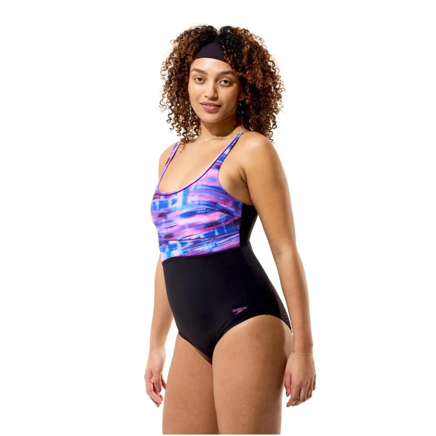 Maillot De Bain 1 Pièce CONTOUR ECLIPSE Femme (Noir) 2/7