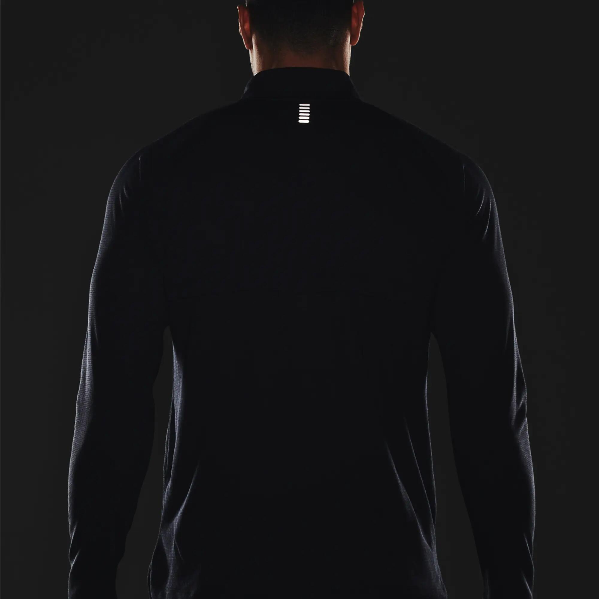 Heren-T-Shirt met Lange Mouwen Under Armour STR Zip Zwart 7/7