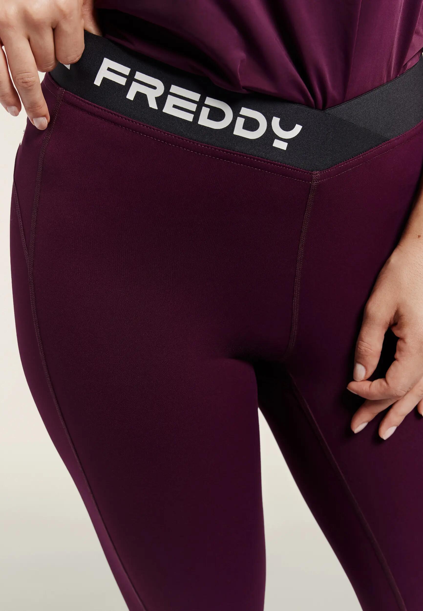 Legging 7/8 à taille haute avec élastique jacquard en V 4/8