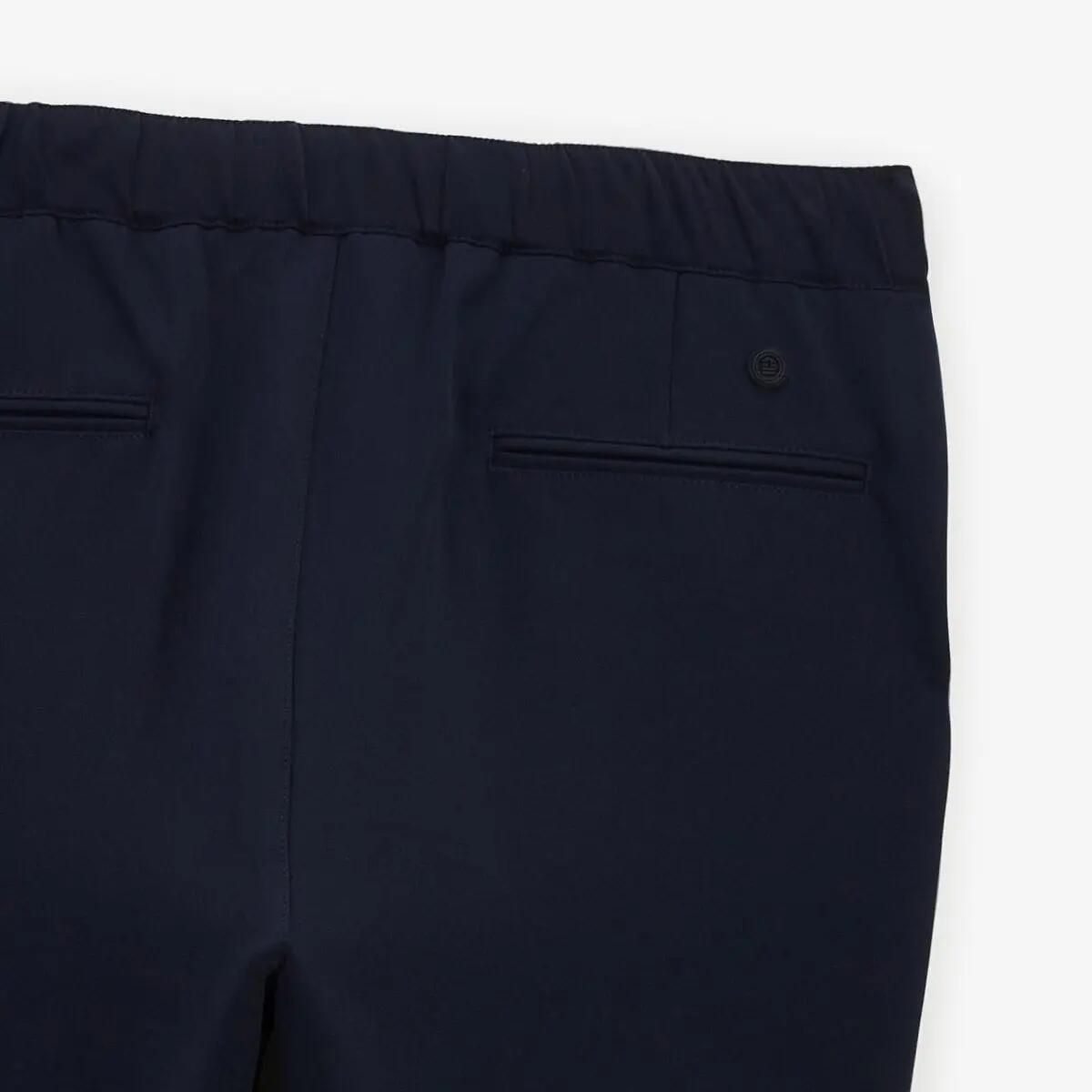 Chino 549 coupe droite taille élastiquée bleu foncé 4/6