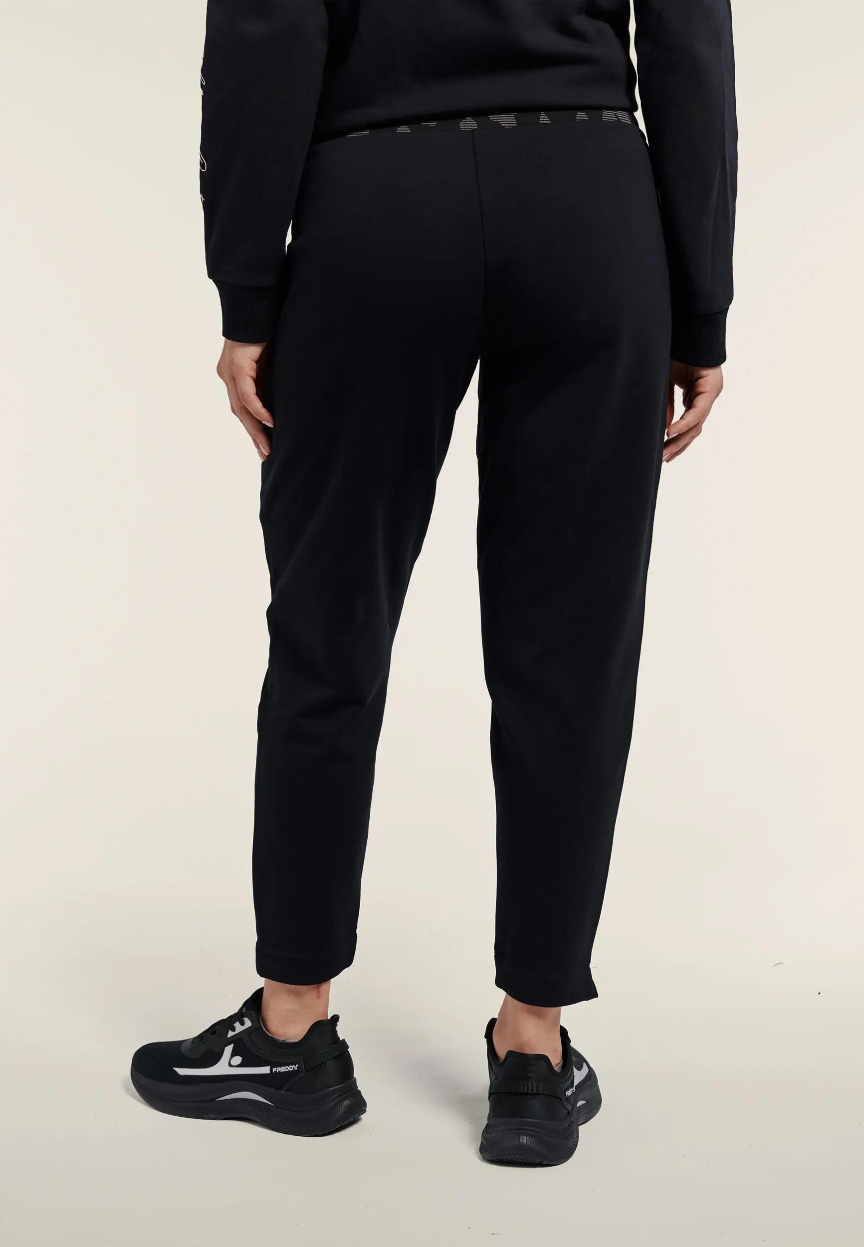 Pantalones deportivos para mujer regular 7/8 con detalles leopardo 3/6