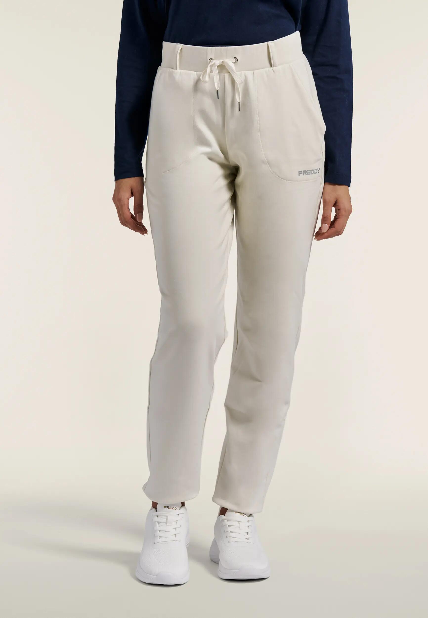 Pantalon de jogging pour femmes avec poches cousues et bandes aux chevilles 2/6