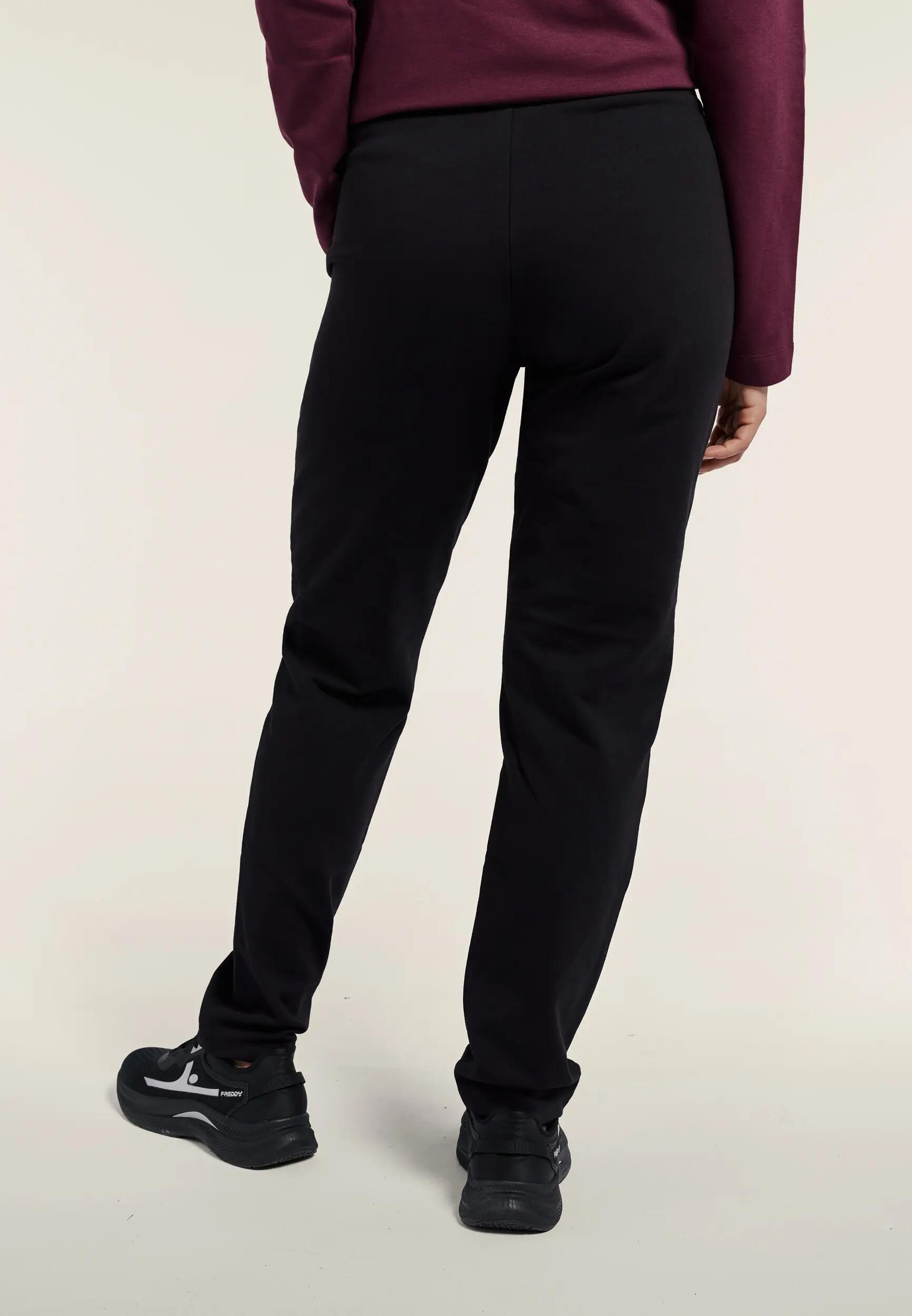Tuta Sportiva Donna con Zip, Collo Alto e Dettagli in Strass 5/9