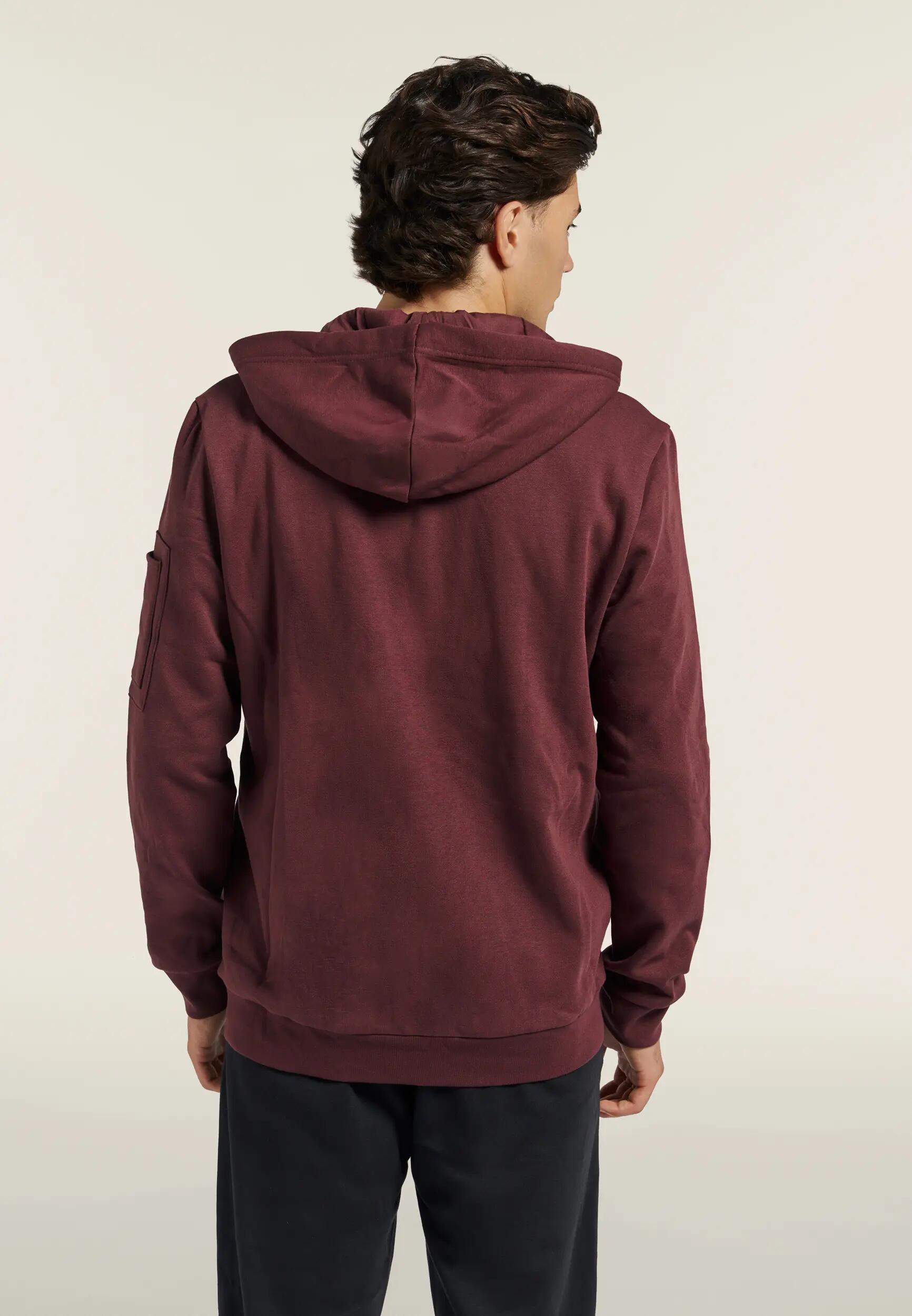 Tuta Sportiva da Uomo in Felpa Garzata con Zip e Cappuccio 5/9