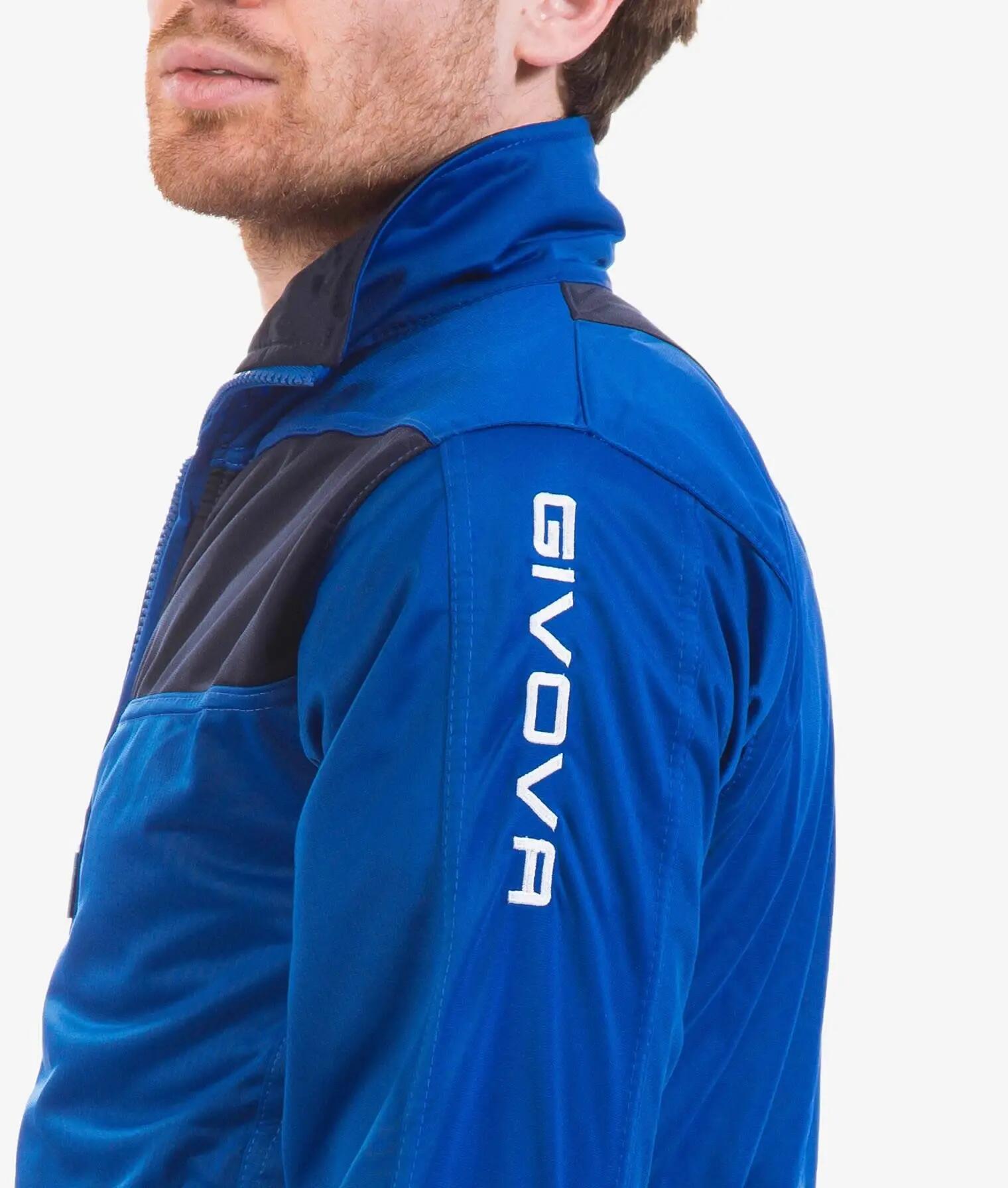 TUTA complete uomo ( acetato-poliestere) givova azzurro/blu 4/4