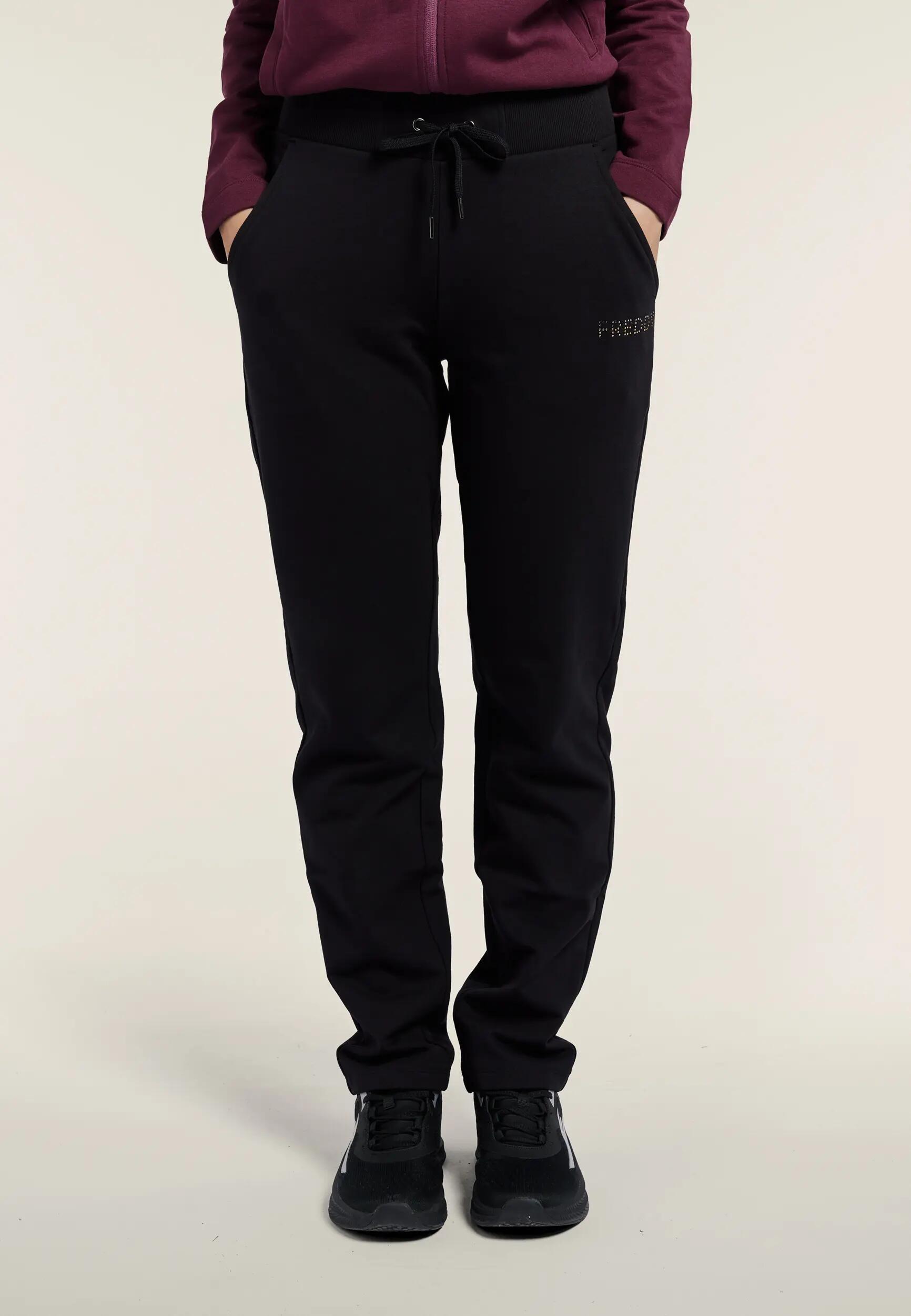 Tuta Sportiva Donna con Zip, Collo Alto e Dettagli in Strass 4/9