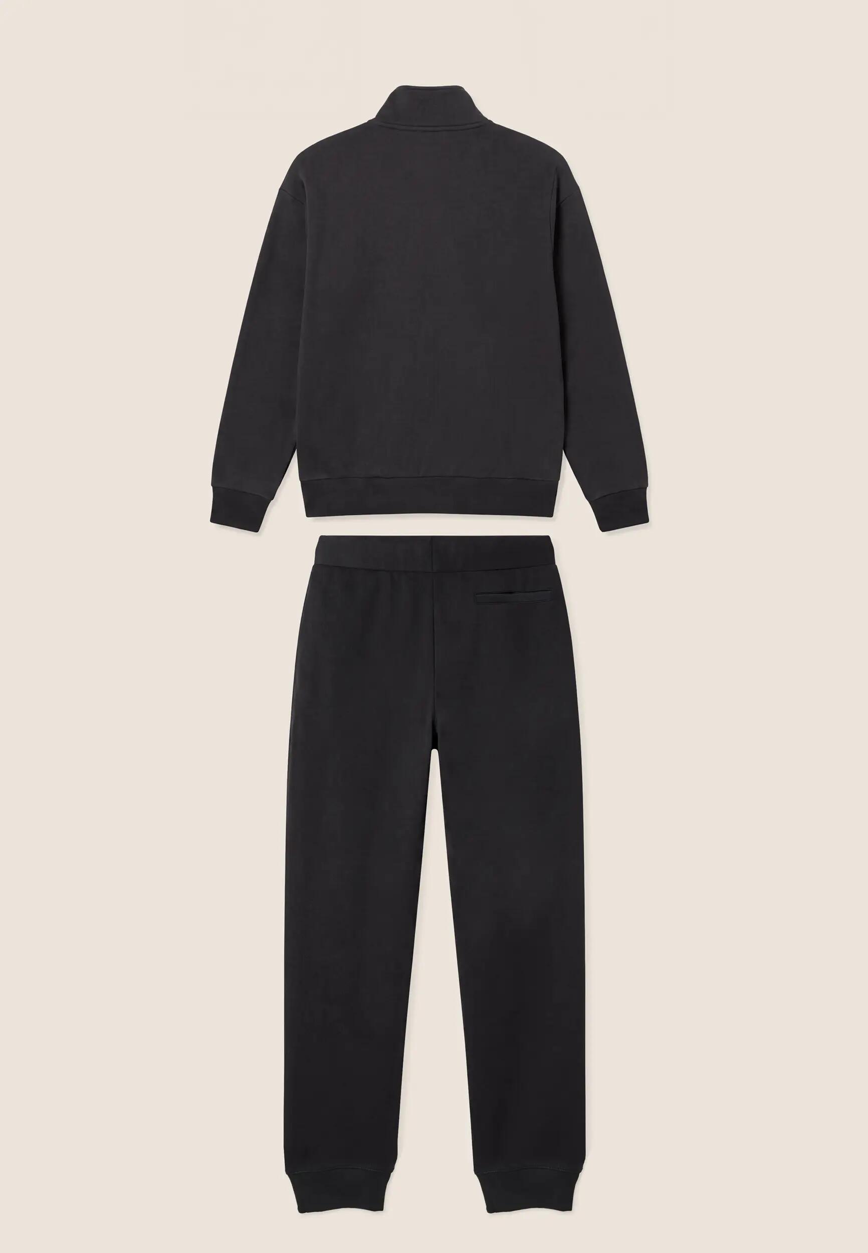 Survêtement de sport pour hommes zippé et à col montant, poches cousues 6/8