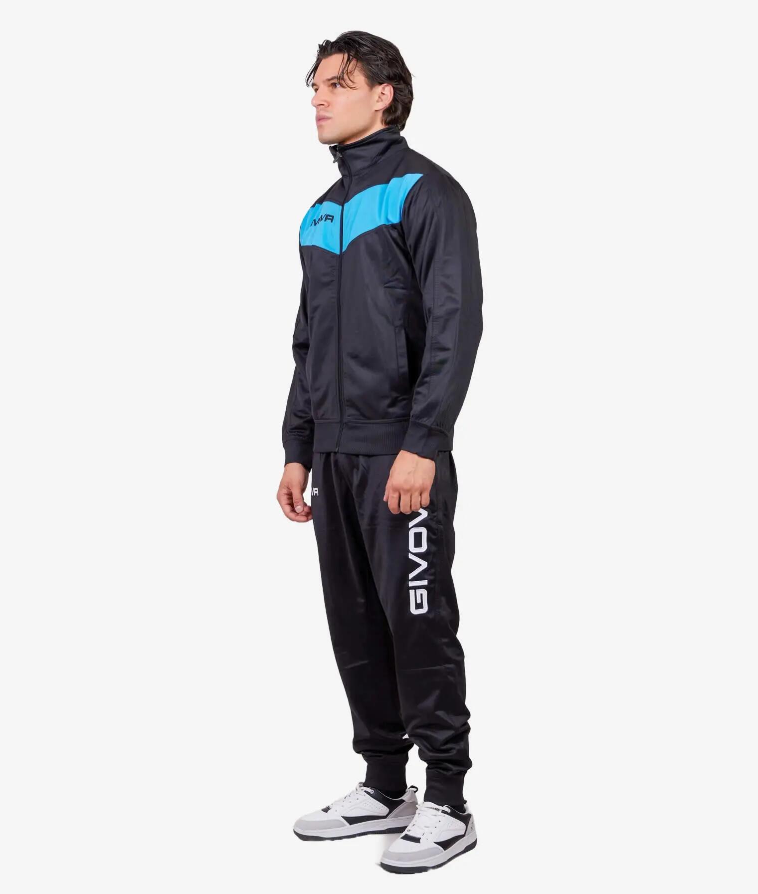 Sportset Givova Visa Triacetato Schwarz/Türkis 2/3