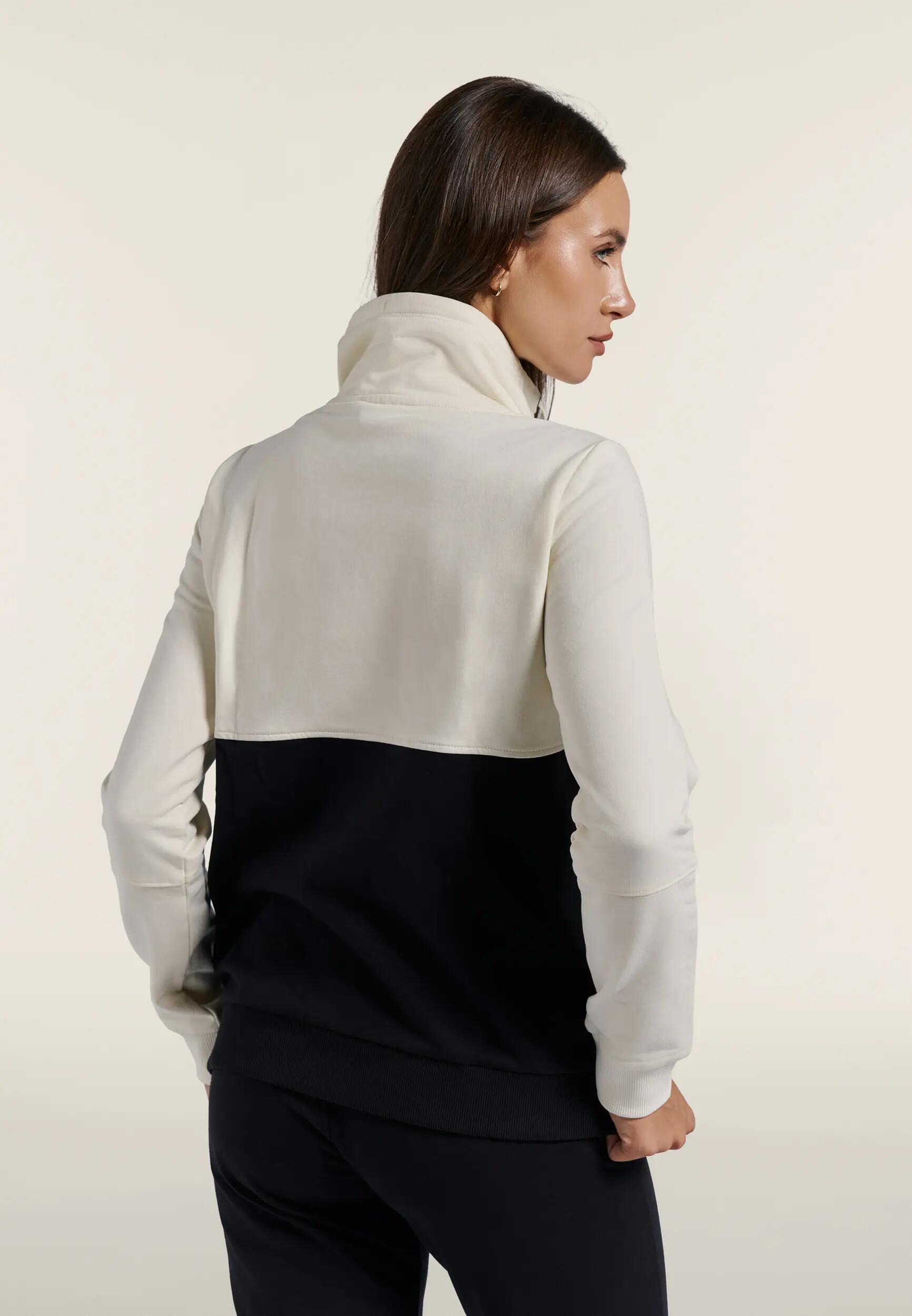 Tuta Sportiva Donna Colour Block con Zip e Collo Alto 3/9