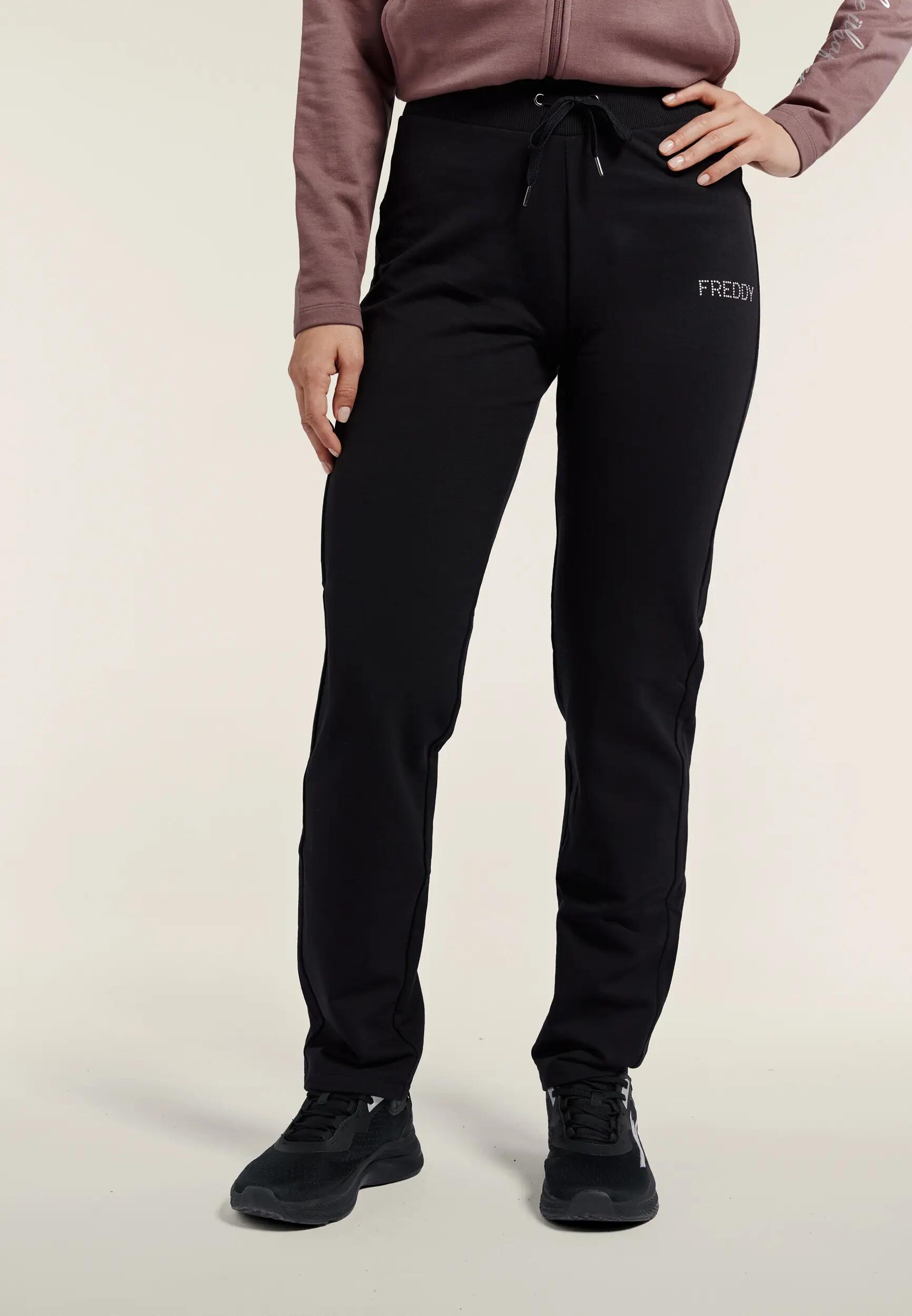 Tuta Sportiva da Donna Zip e Collo Alto in Felpa Garzata 4/9