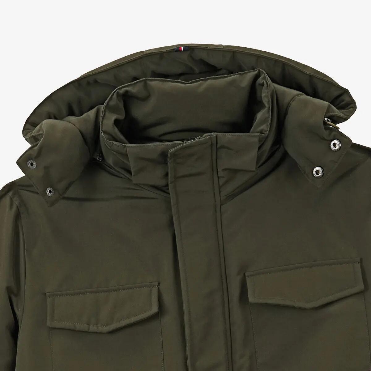 Parka à capuche vert kaki Laurent 4/7