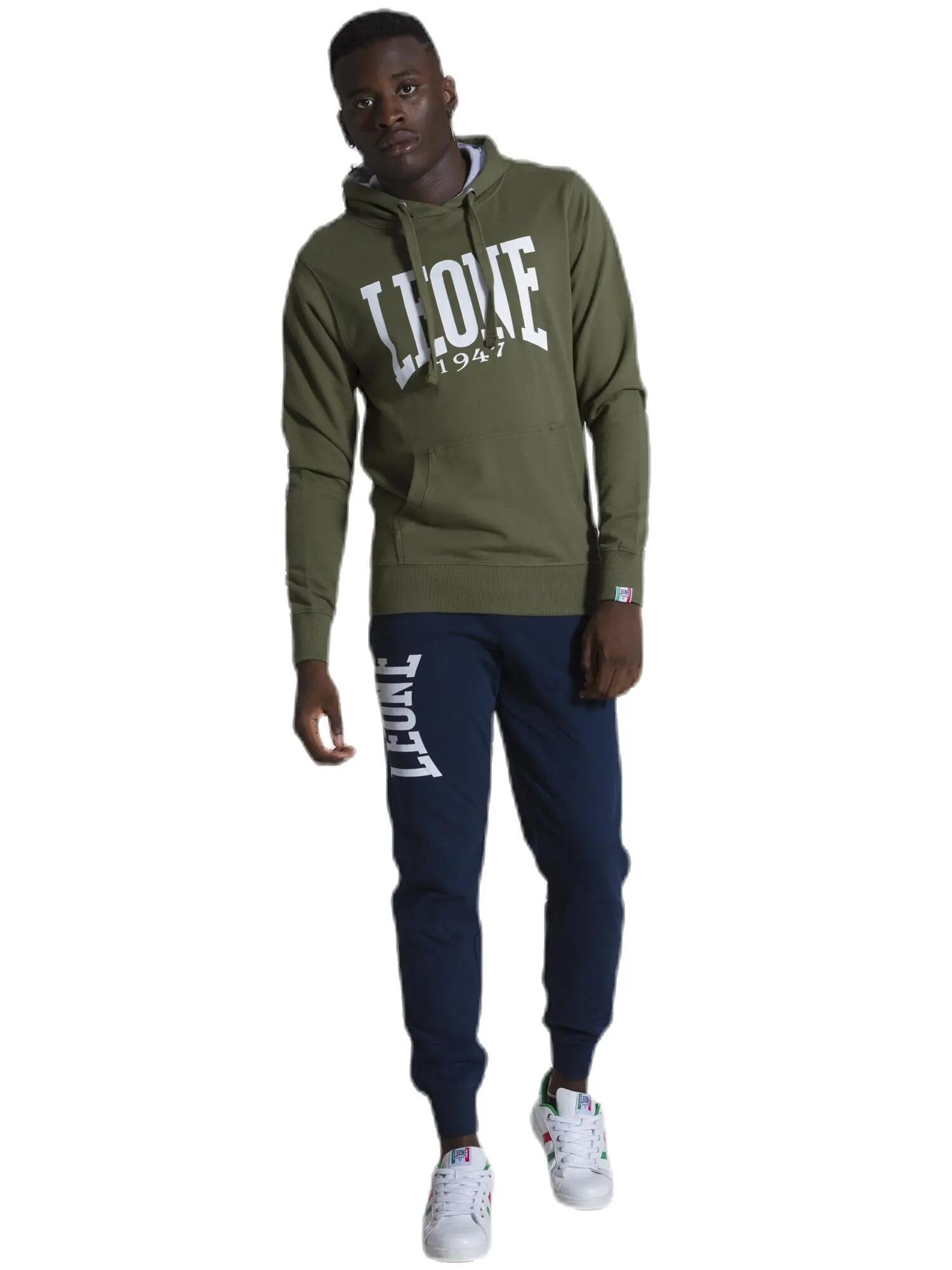 Sweat à capuche pour homme Leone 1947 Apparel, grand logo, coton léger 2/8
