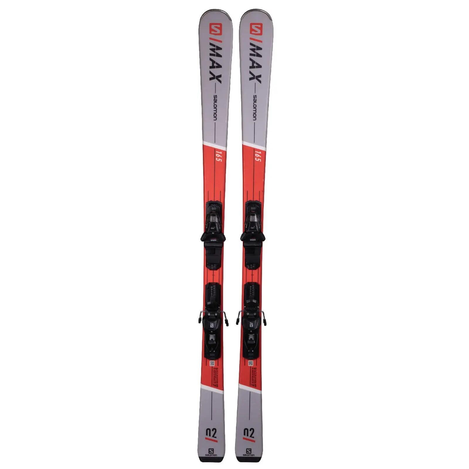 RECONDITIONNE - Ski Salomon S Max 02 + Fixations 2/4