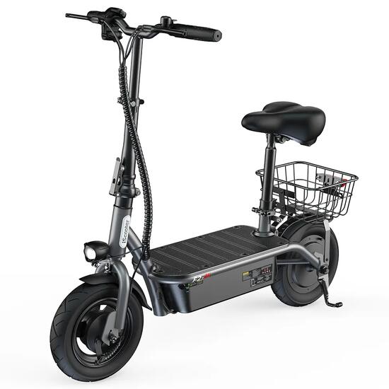 F2 Trottinette Électrique Avec Siège, Pneu 10", Batterie 36V 7.8Ah, Urbain