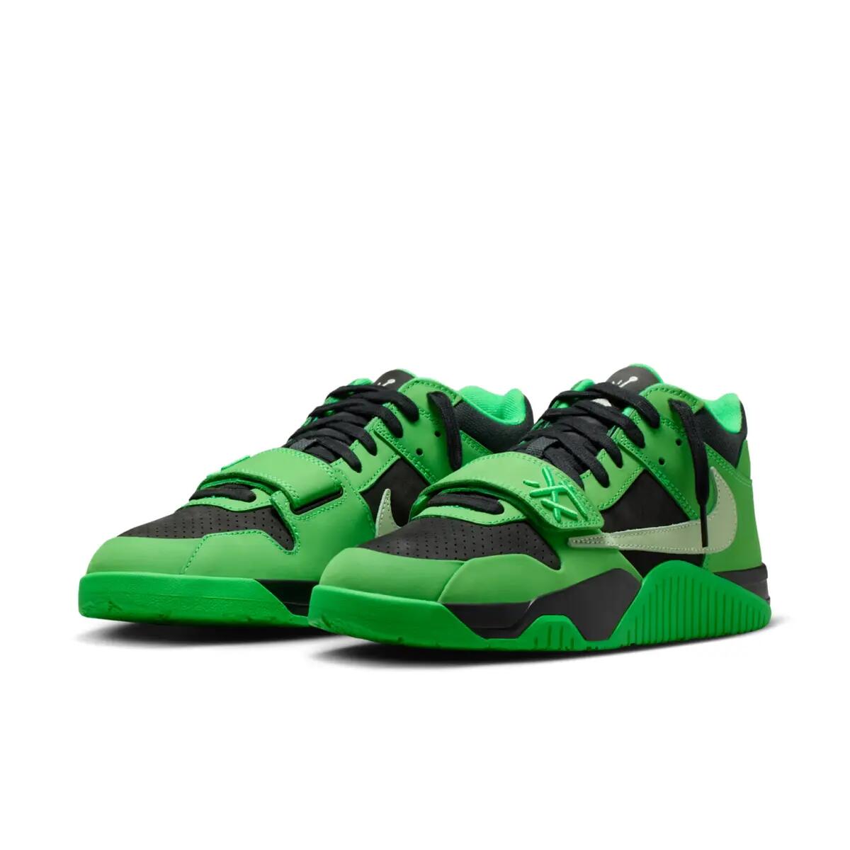 Schoenen  CJ1 T-Rexx Travis Scott Green Spark 4/6
