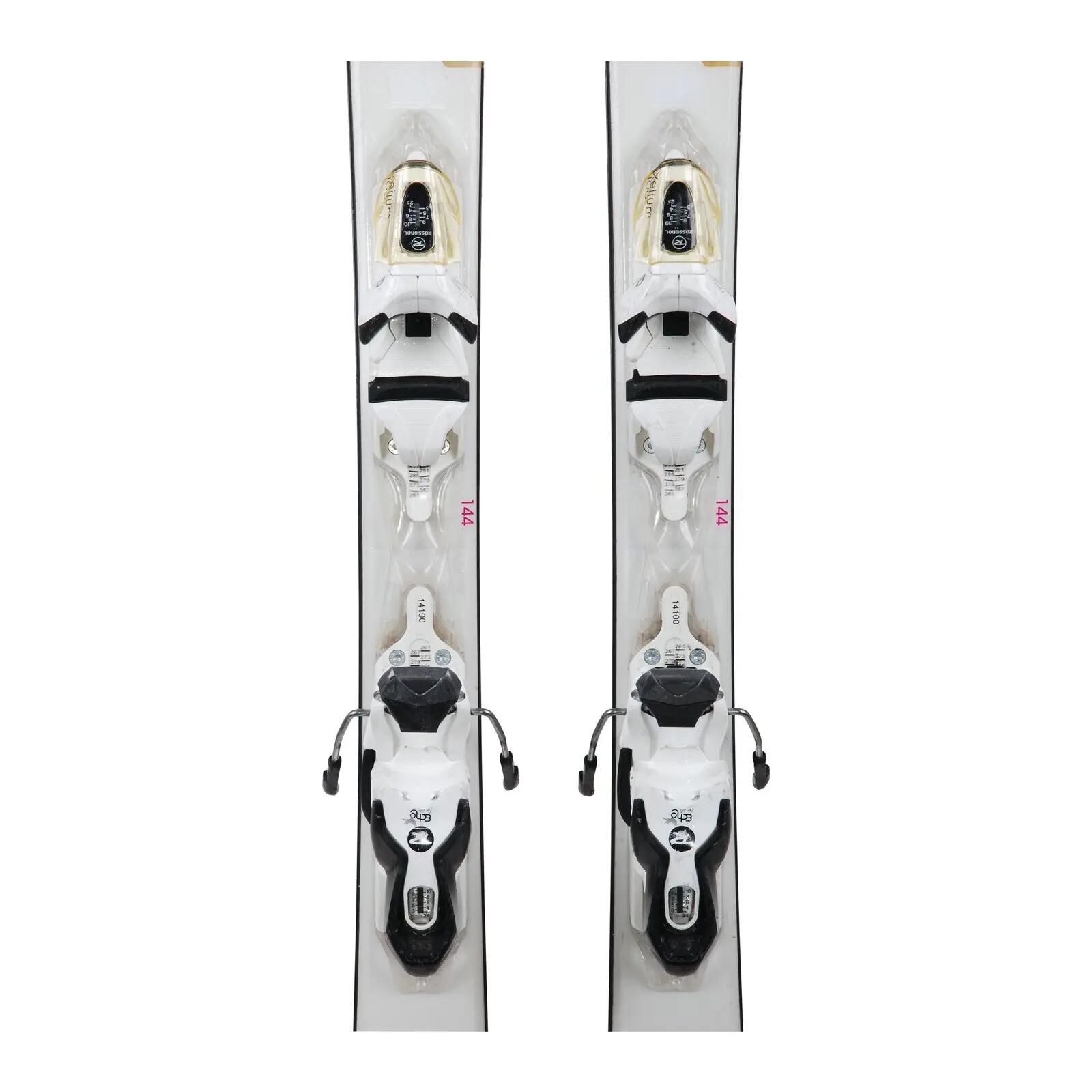 TWEEDEHANDS - Gebruikte Ski Rossignol Temptation 75 S + Bindingen - GOEDE 3/4