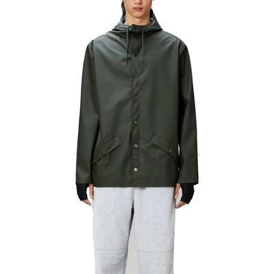 Giacca Rains Modello 12010r Long Jacket W3 Colore Grigio