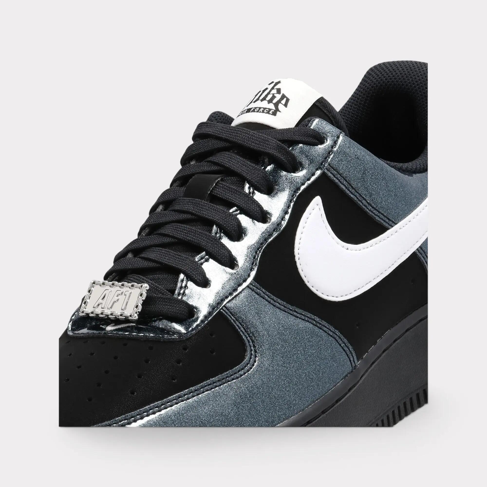 Nike Air Force 1 Low Glam Rock - Black White 7/7