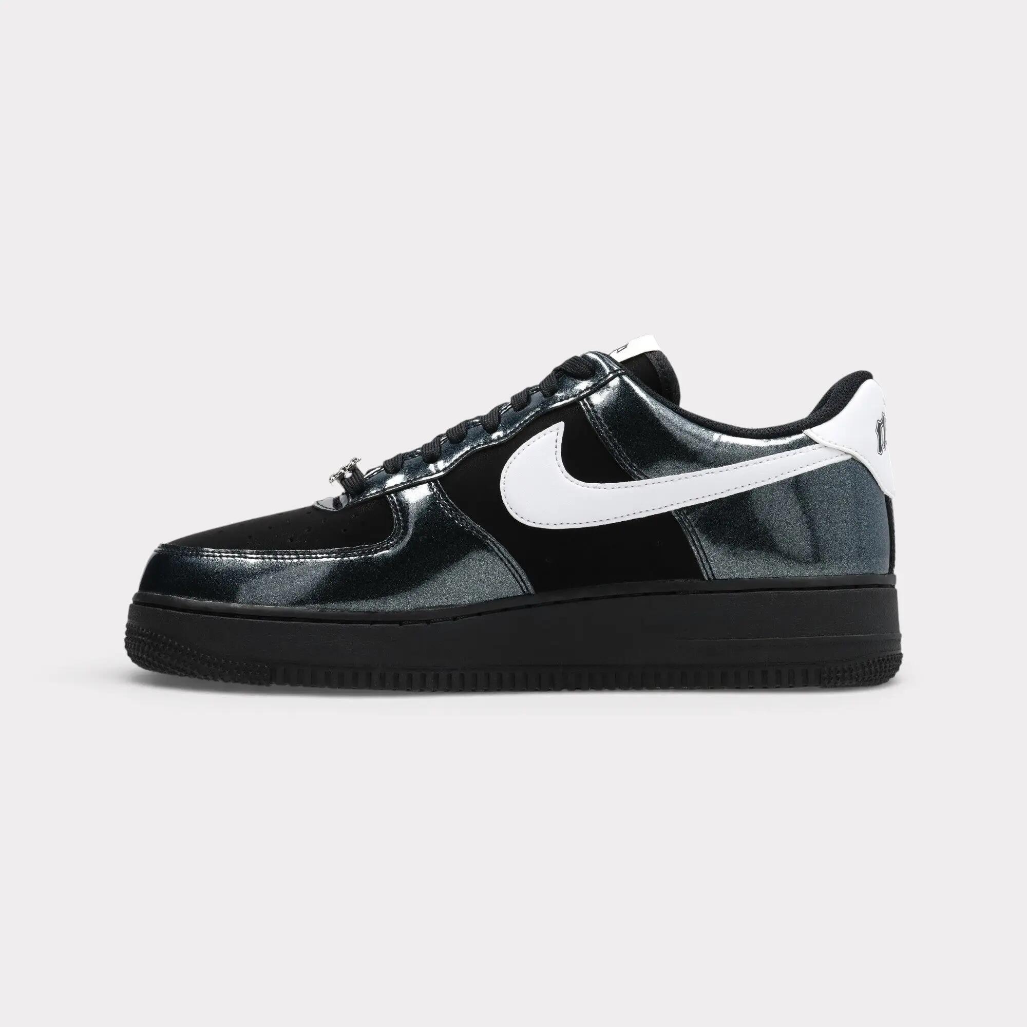 Nike Air Force 1 Low Glam Rock - Black White 3/7