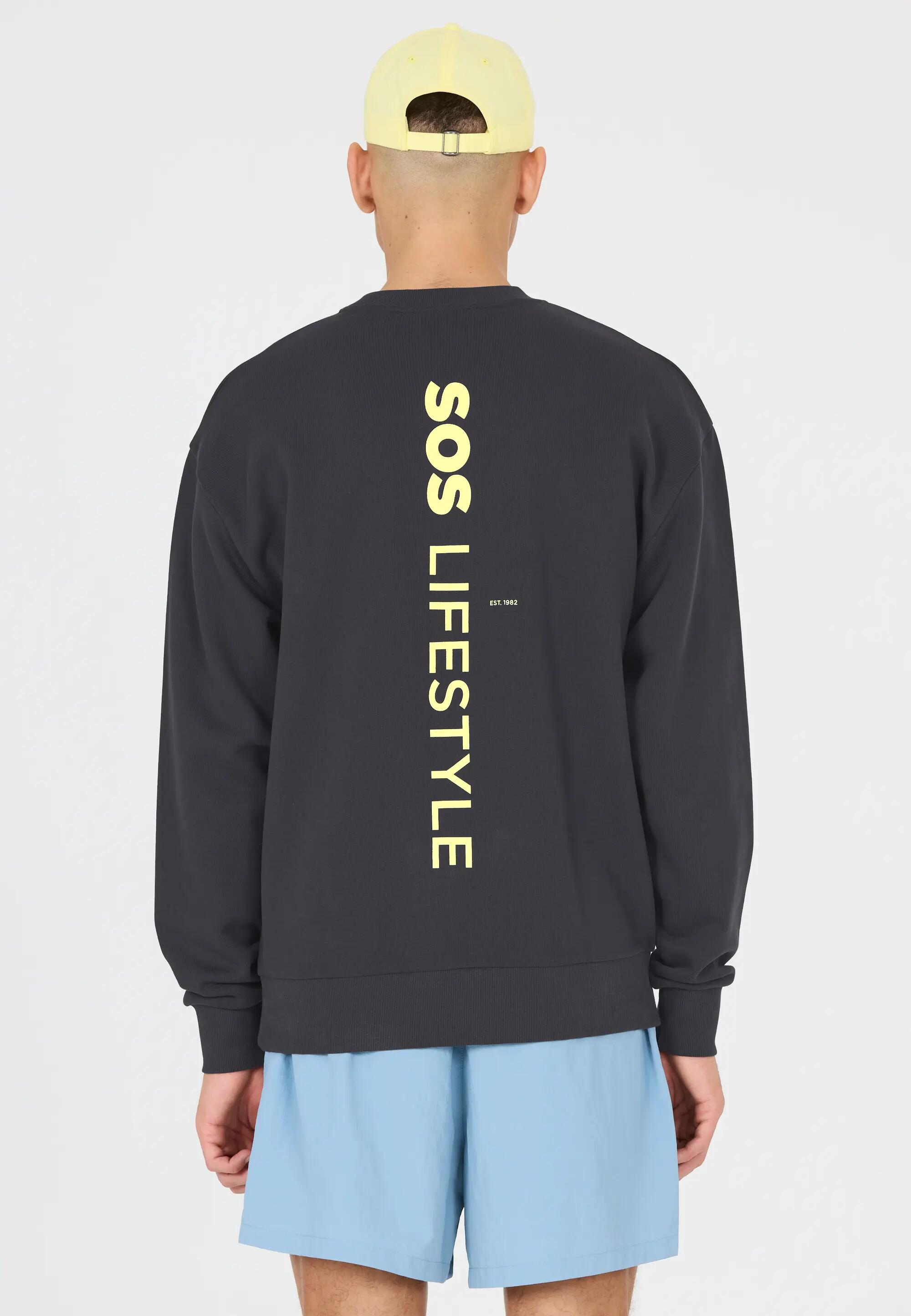 Sudadera con estampado en la espalda SOS Bovec V1 7/10