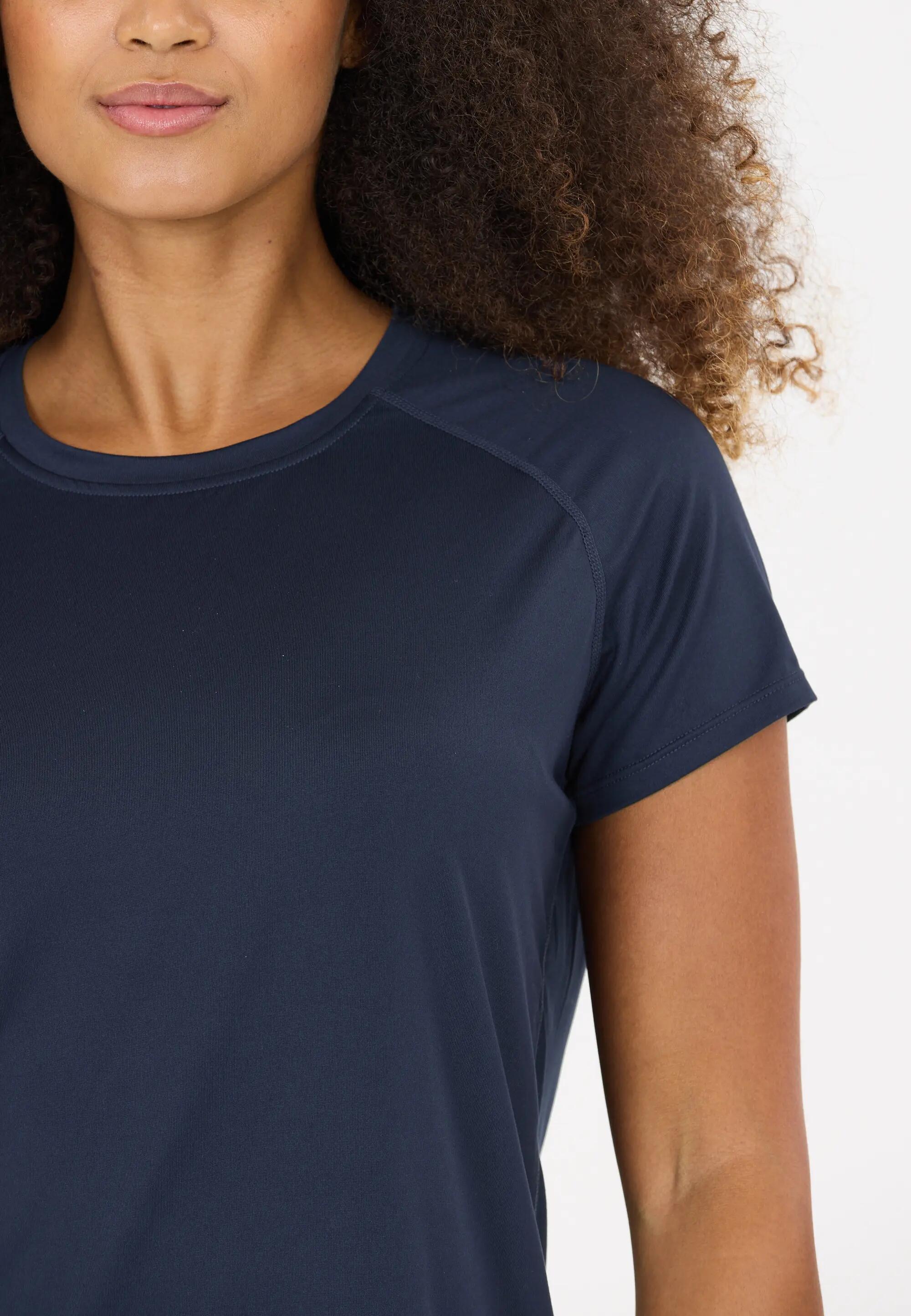 athlecia T-shirt Gaina V3 W SS Tee loose fit – 2101 Dark Sapphire 7/9