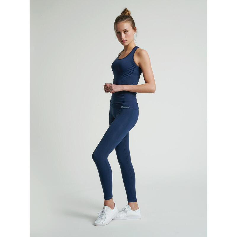 Leggings Hmltif Yoga Női Stretchable Gyorsan száradó varrás nélküli Hummel