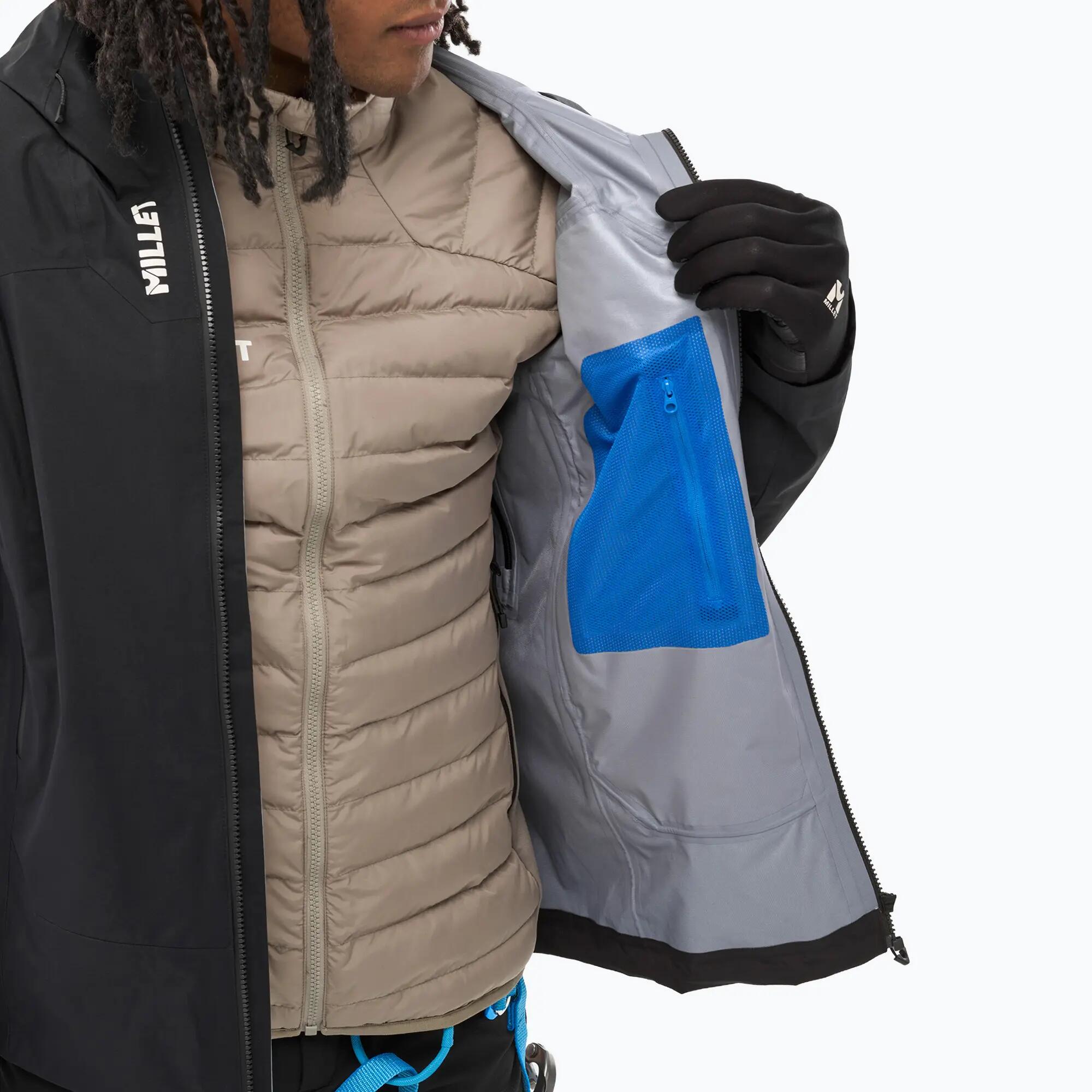 Casaco de Alpinismo Millet Kamet Gore-Tex Impermeável e Respirável 6/7
