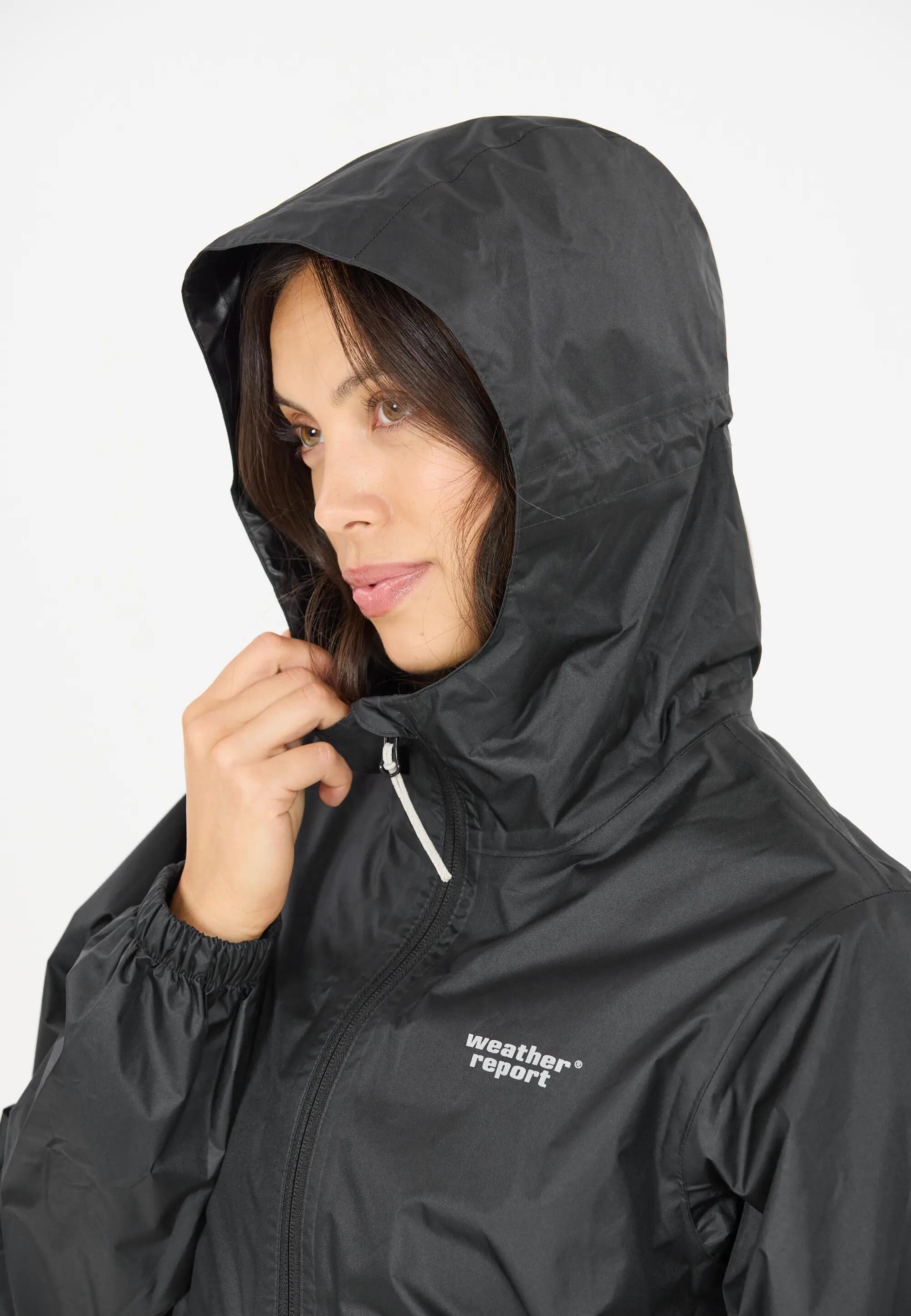 weather_report Casaco Pack'way W W-PRO 10000 100% poliéster senhora – 1001 Black 8/10