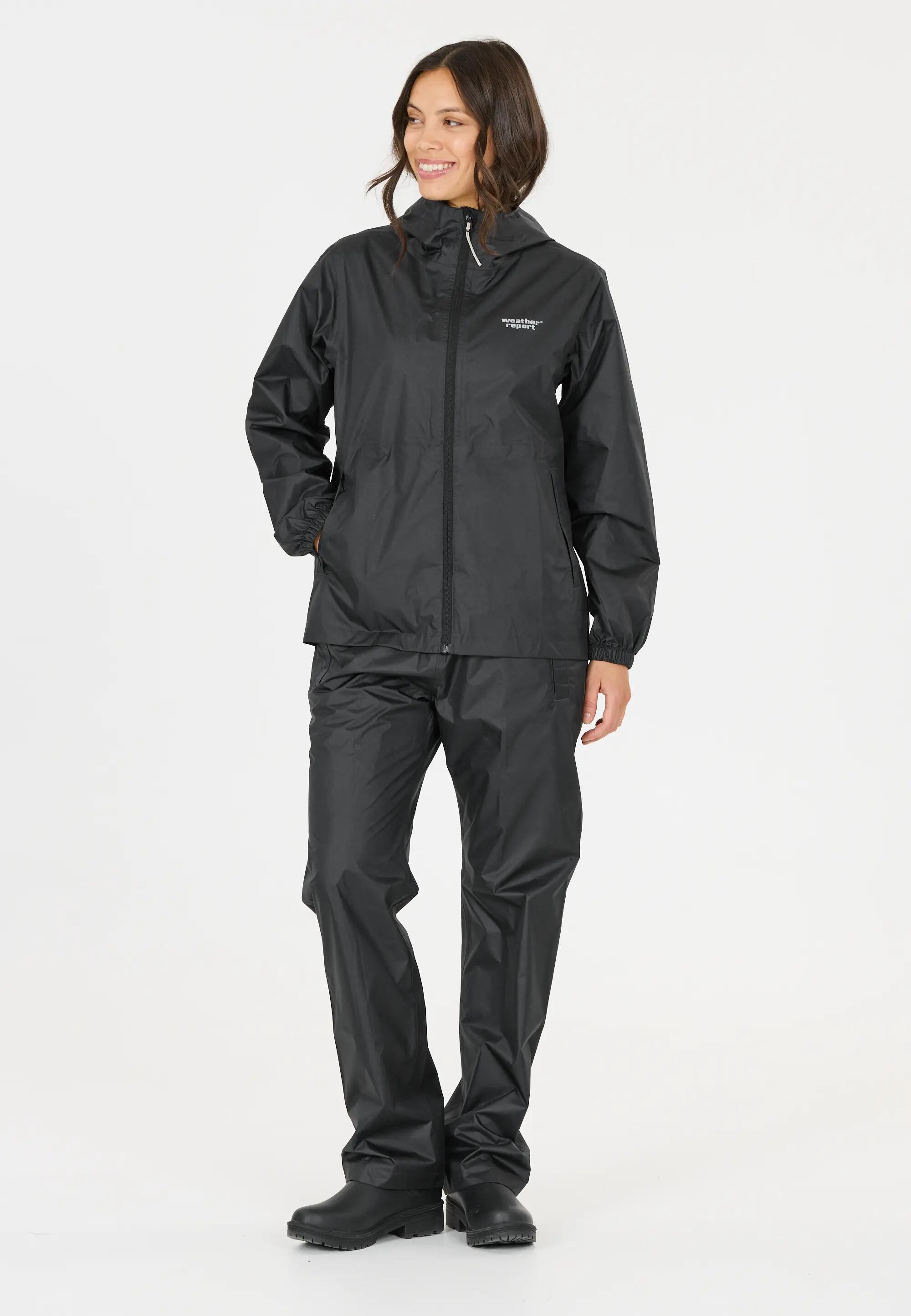weather_report Casaco Pack'way W W-PRO 10000 100% poliéster senhora – 1001 Black 3/10