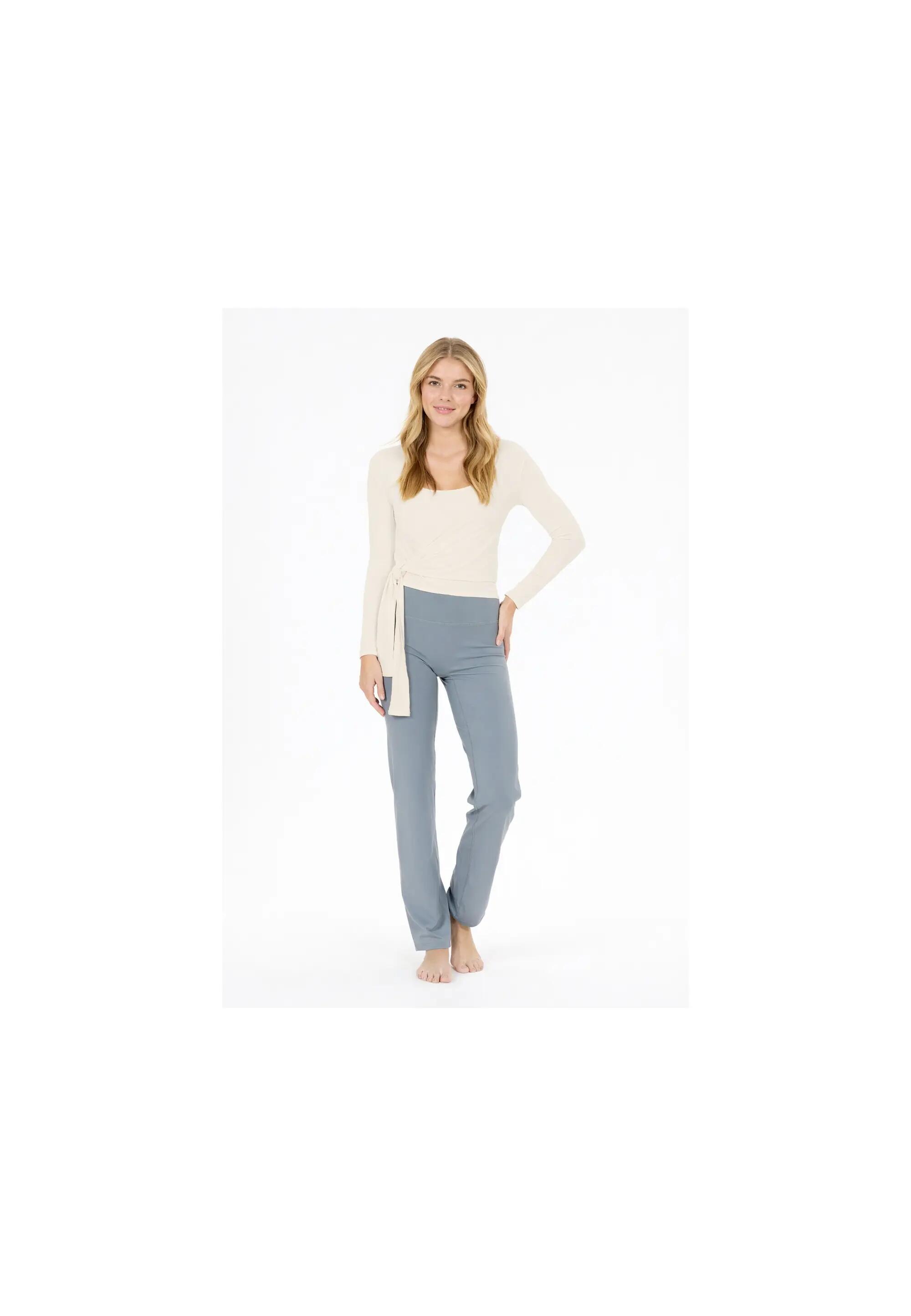 athlecia Walyn W Blouse portefeuille en viscose – 1207 Vaporous Gray 4/9