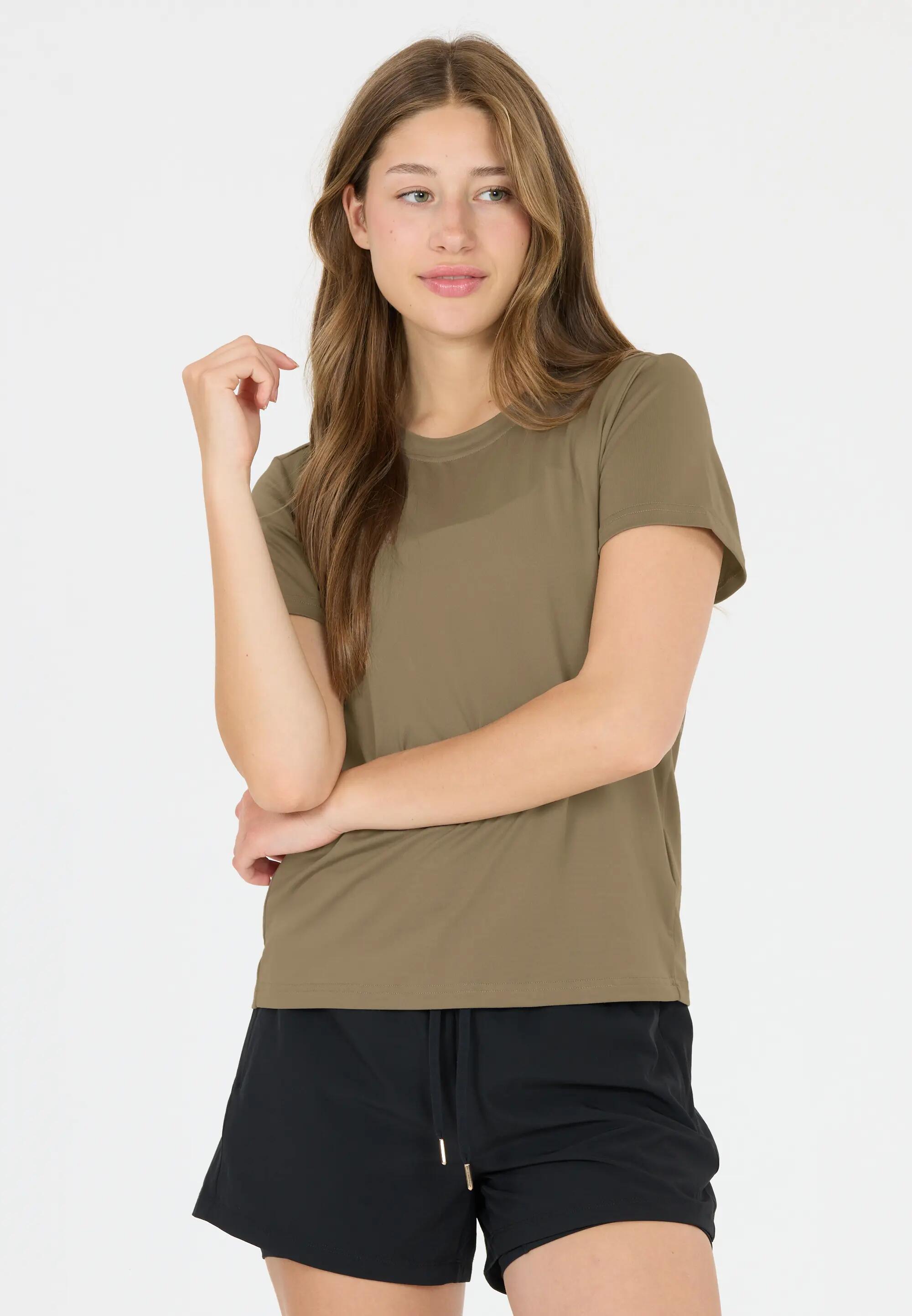 athlecia T-shirt Pacy V3 W SS Tee regular fit – 1292 Greige 4/9