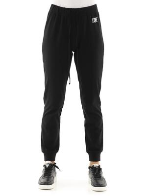 Dames non-fleece katoenen broek met leone basic manchetten