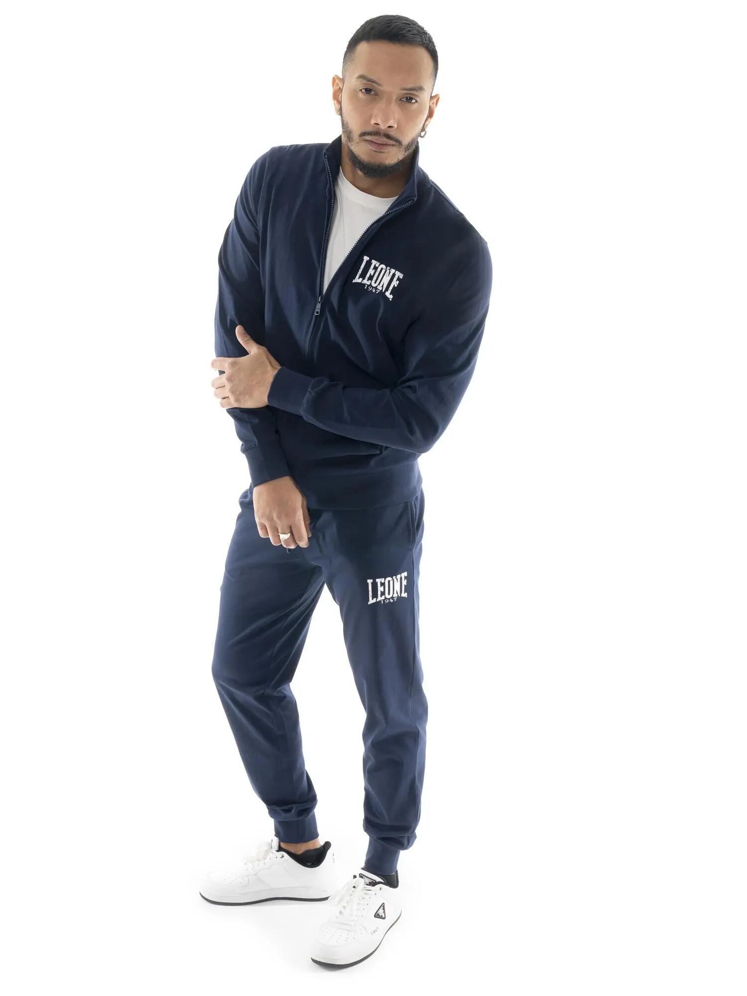 Fato de treino masculino Leone 1947 Apparel, algodão não escovado, fecho 5/5
