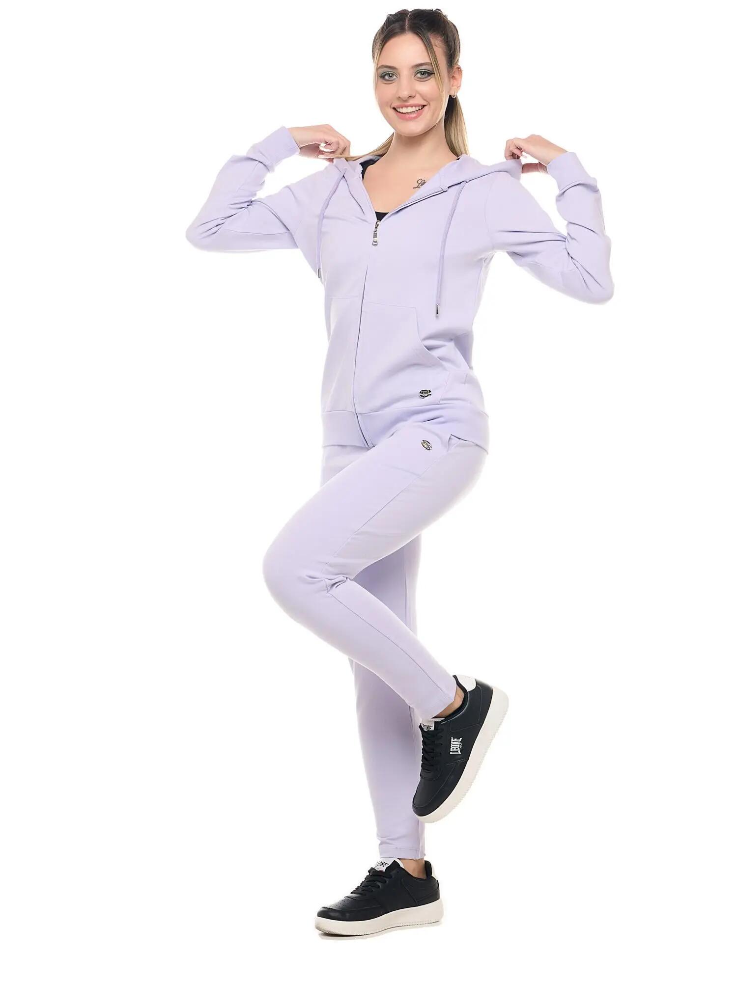 Sweat-shirts à capuche zippés Leone Basic pour femmes 2/6