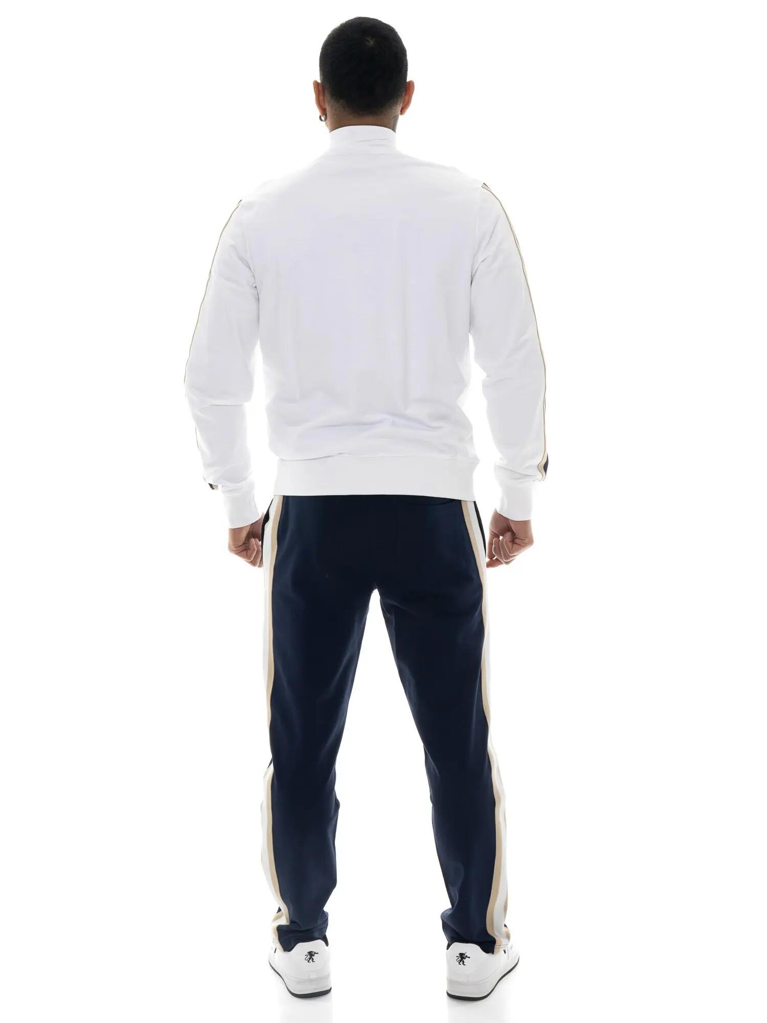 Survêtement Leone Easy pour homme, col et fermeture éclair, en coton non brossé 4/5