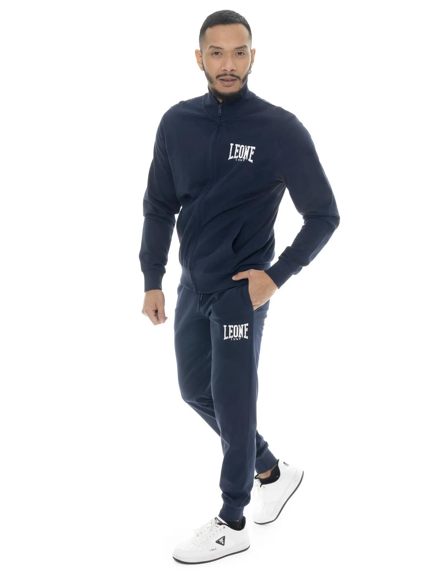 Fato de treino masculino Leone 1947 Apparel, algodão não escovado, fecho 2/5