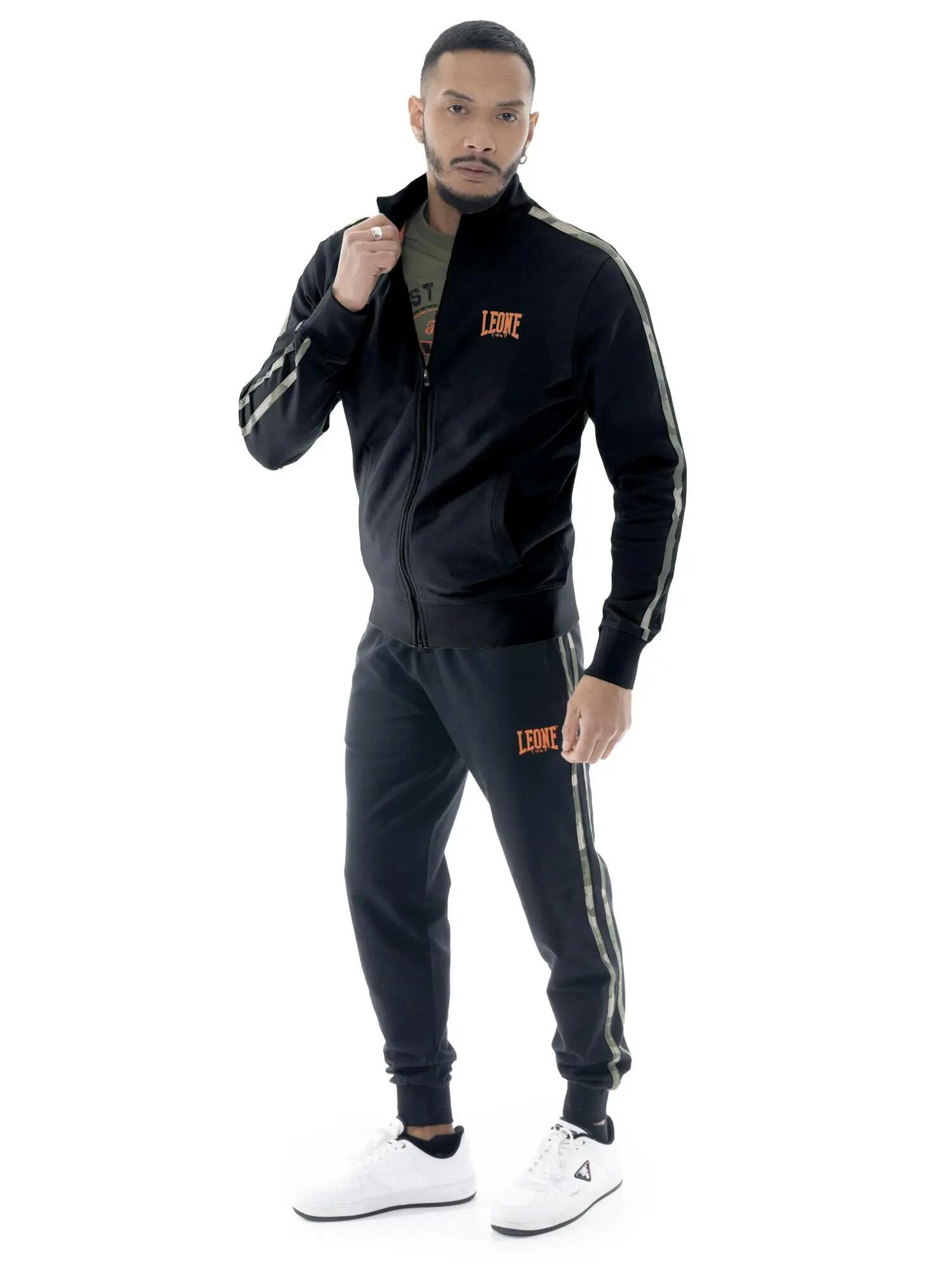 Chándal hombre Leone 1947 Apparel Military cremallera algodón ligero 5/5