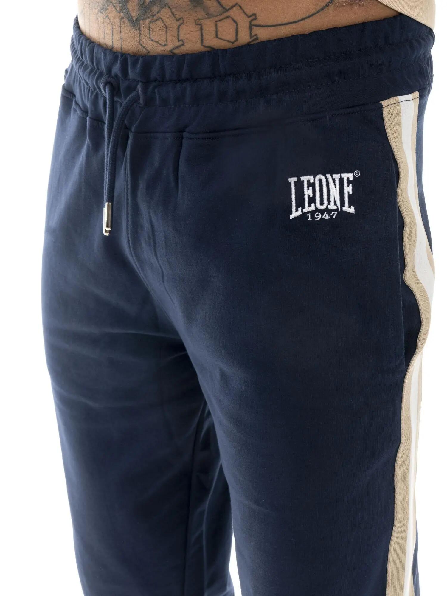 Survêtement Leone Easy pour homme, col et fermeture éclair, en coton non brossé 3/5
