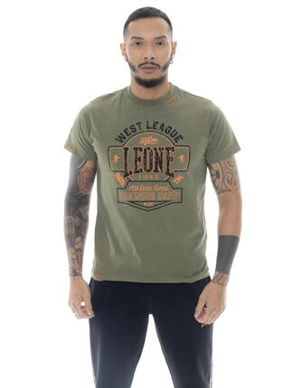T-shirt homme manches courtes en coton Leone Military 1947