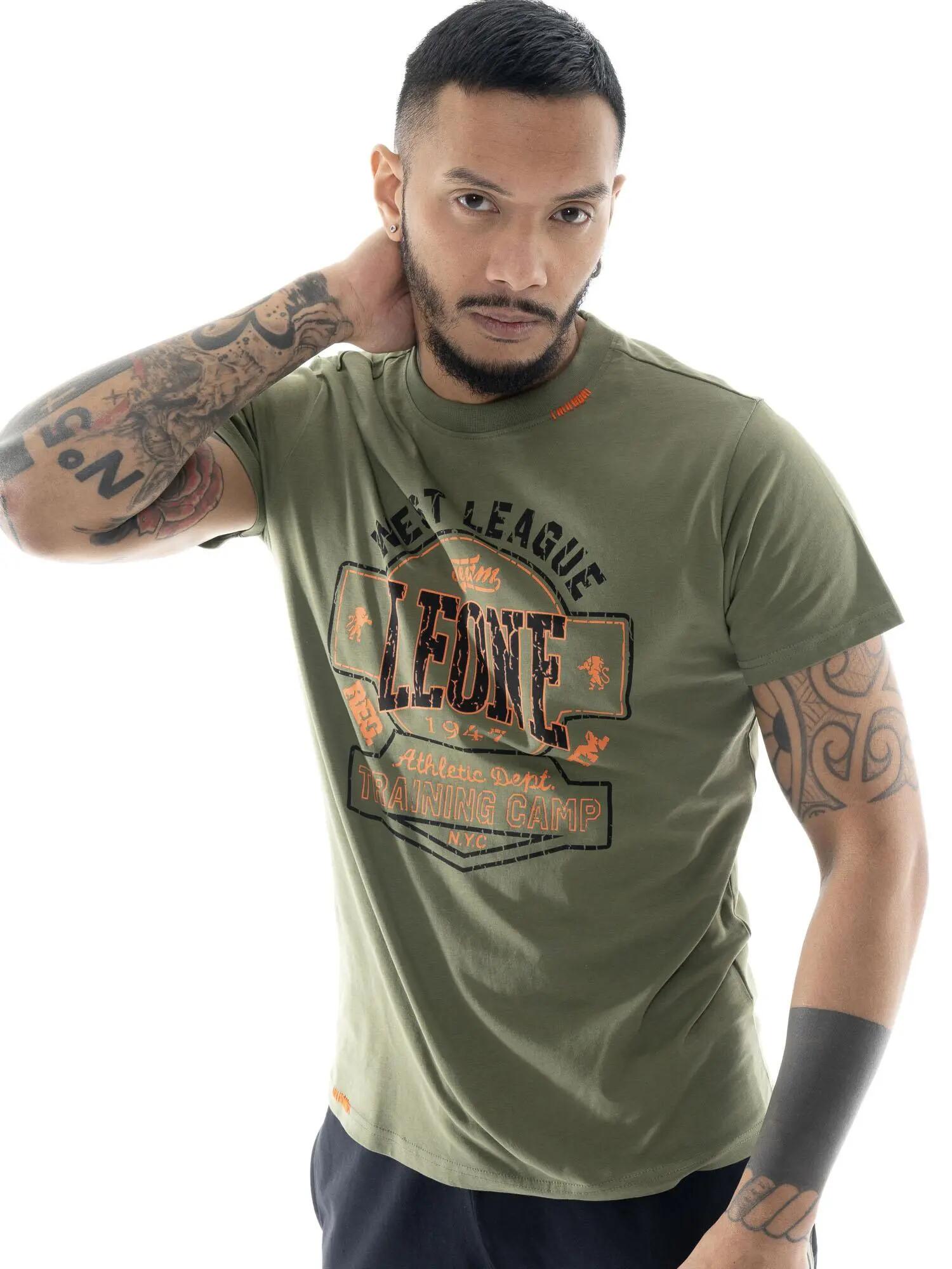 Leone Military 1947 katoenen T-shirt met korte mouwen voor heren 5/5
